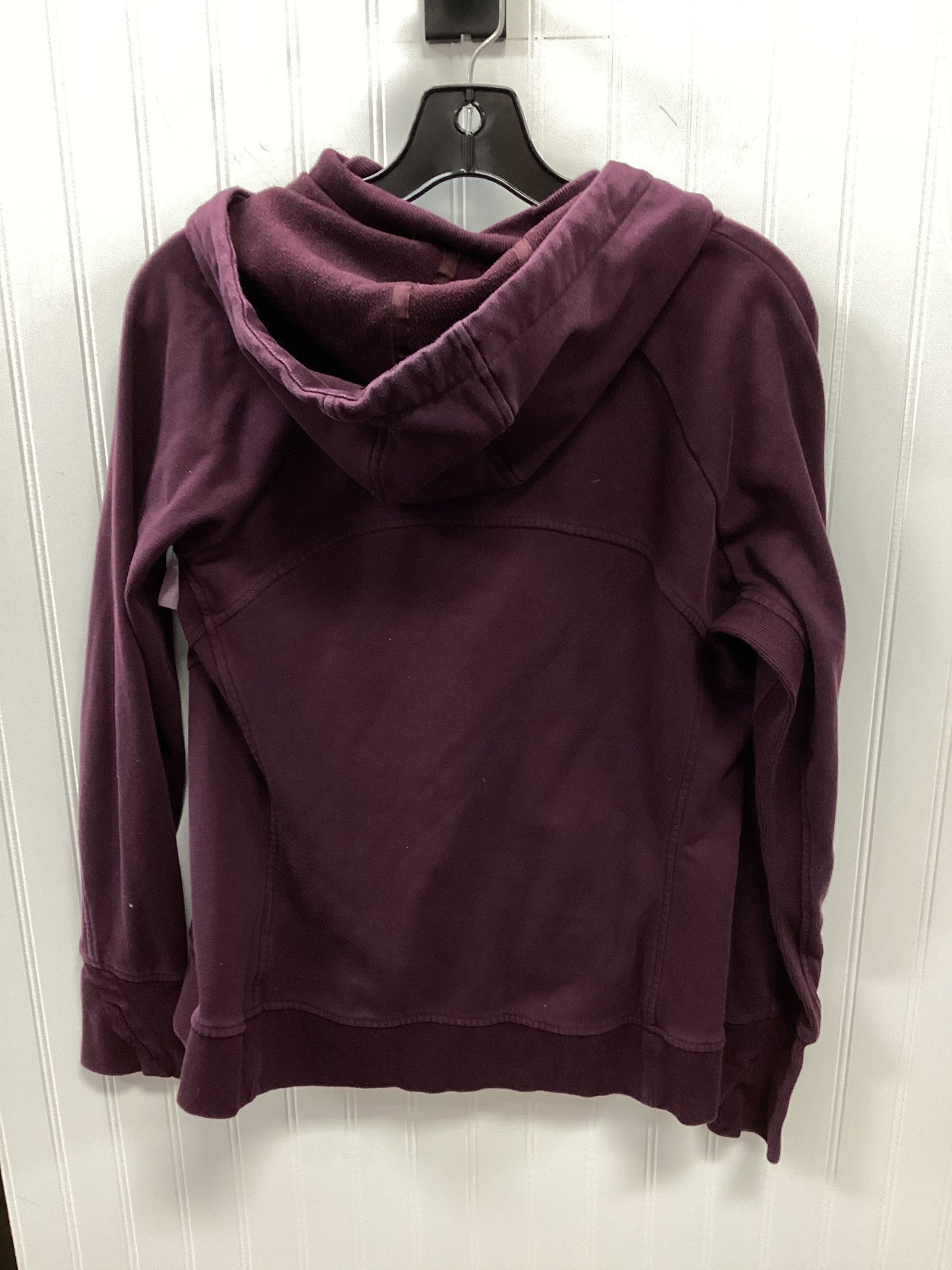 Athletic Jacket By Athleta In Purple, Size:L