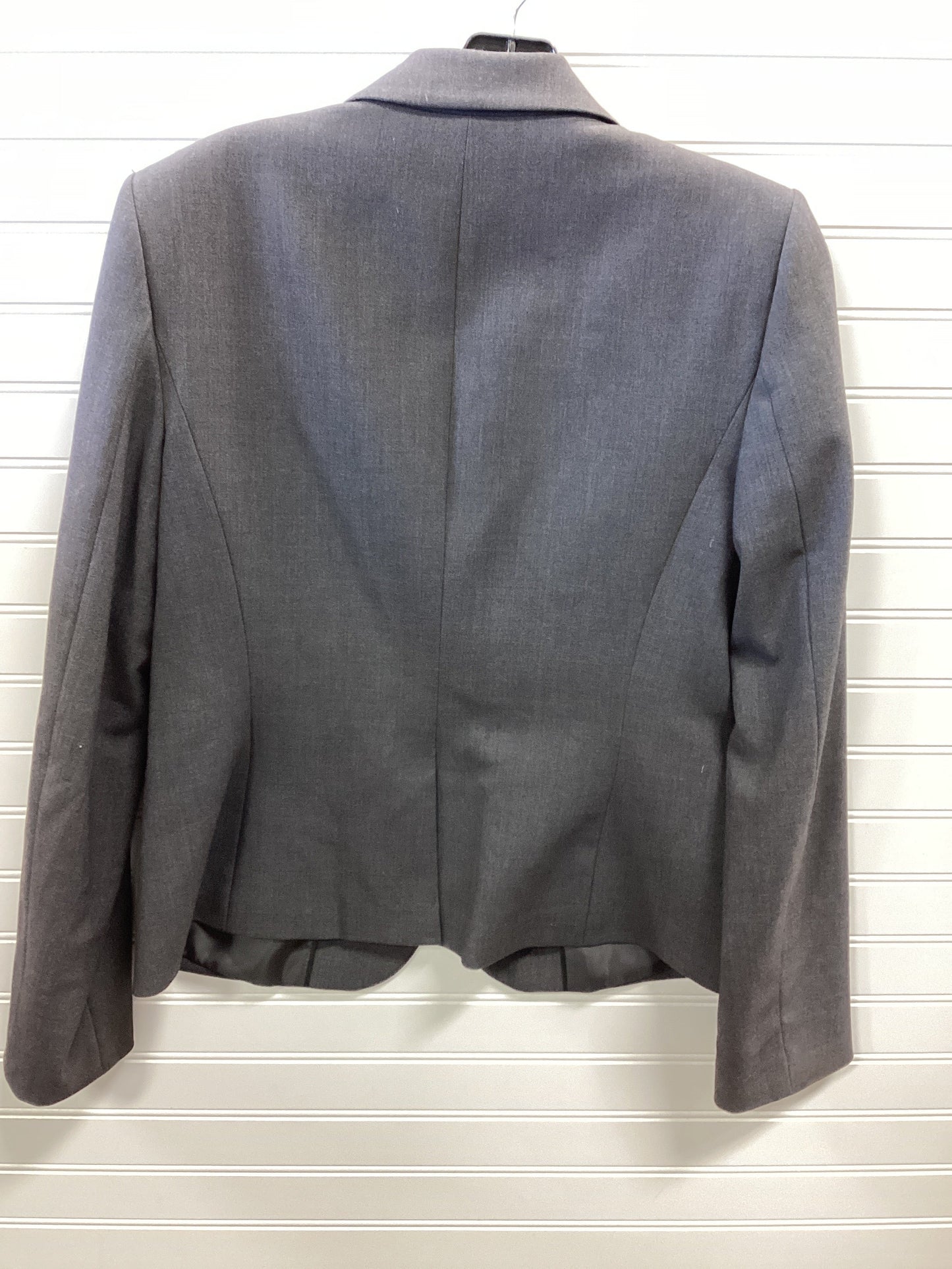 Blazer By Calvin Klein In Grey, Size:8