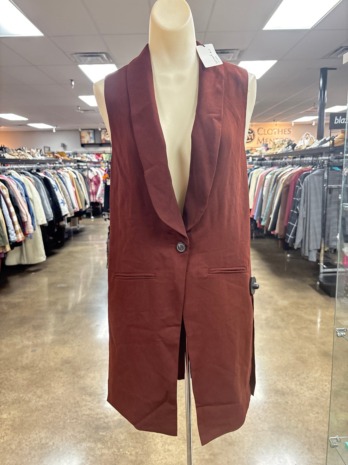 Vest Other By Current Air In Brown, Size:Xs