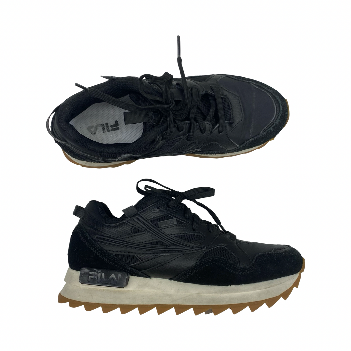 Shoes Athletic By Fila In Black, Size:8
