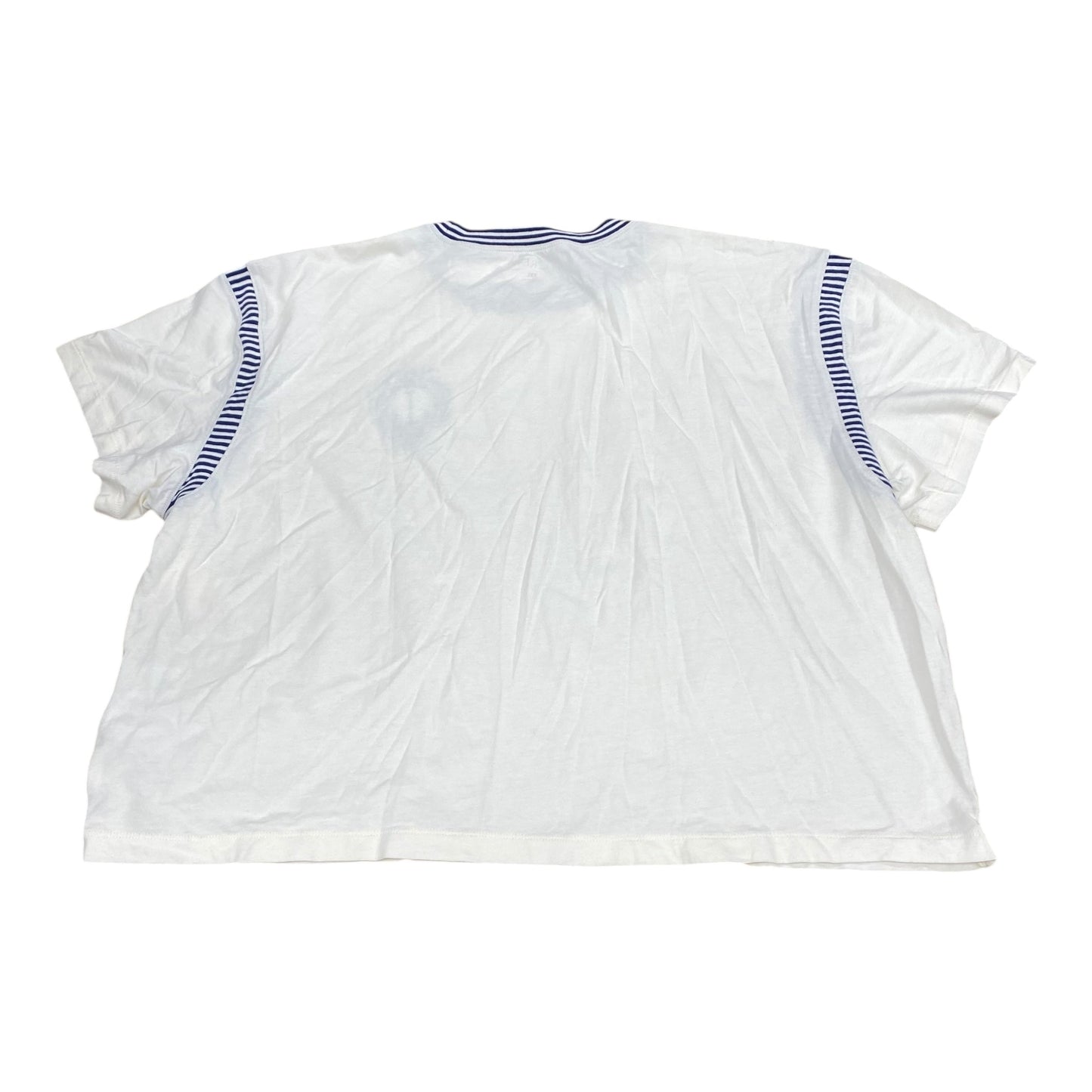 Top Ss By J. Crew In White, Size:Xxl