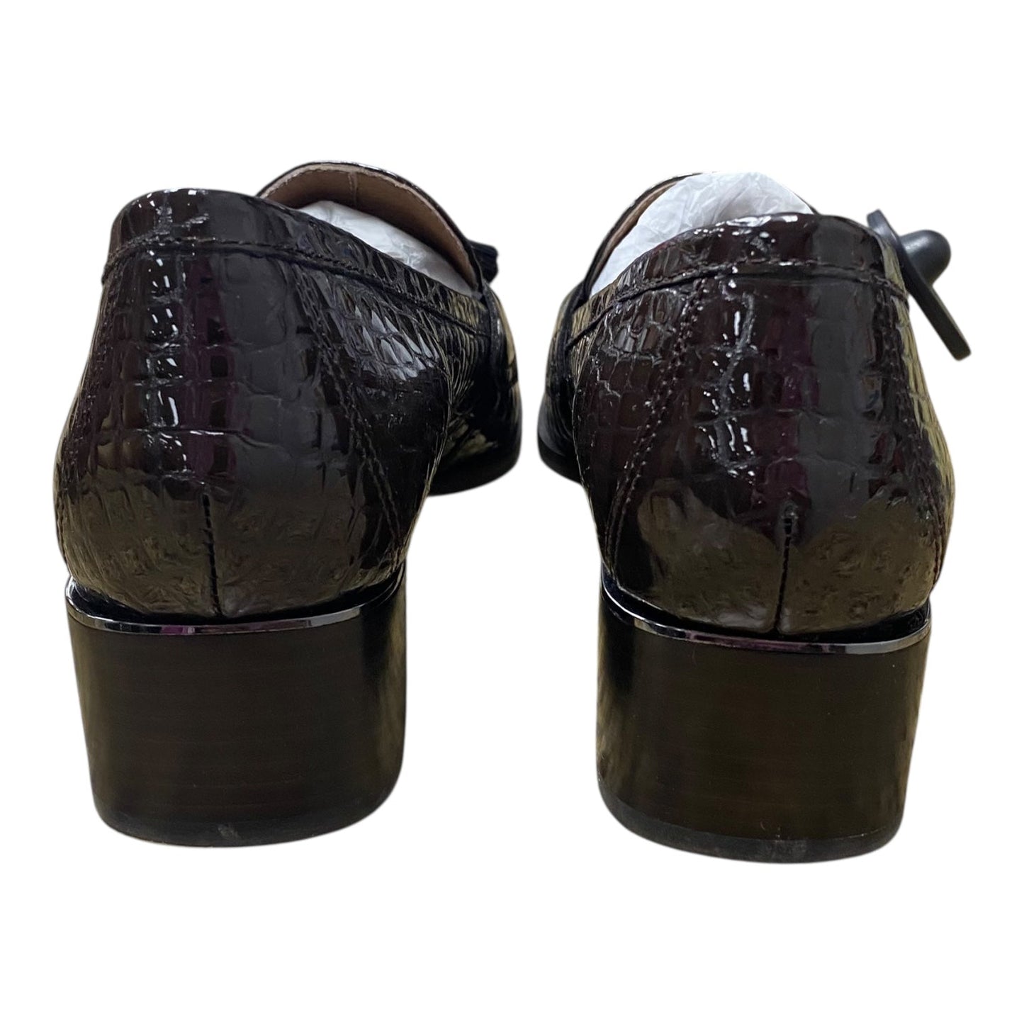 Shoes Heels Block By Donald Pliner In Brown, Size:9