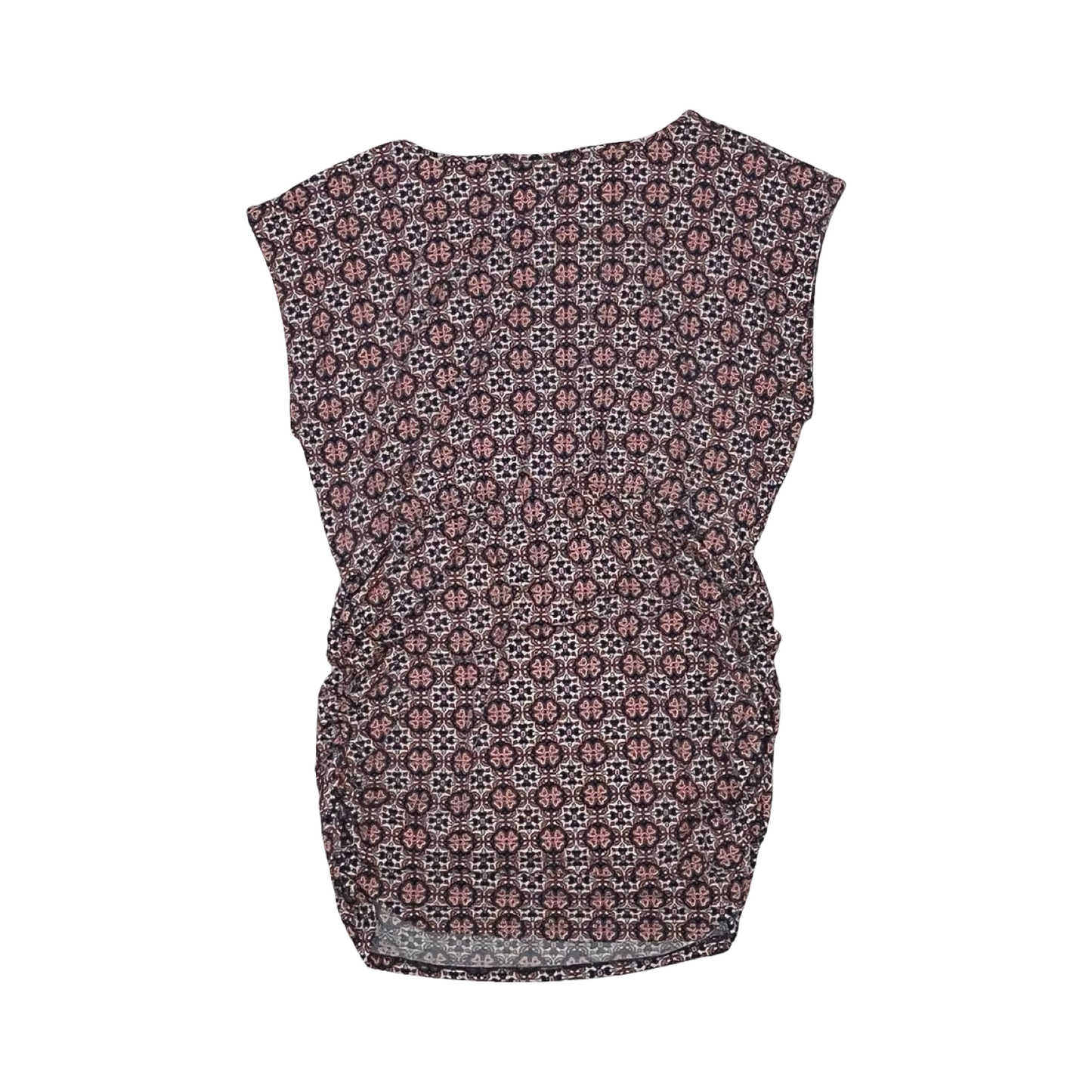 Mat Top Ss By Motherhood In Blue & Orange, Size:M