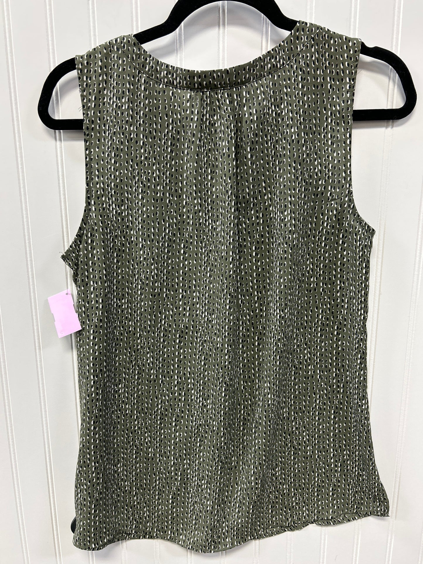 Top Sleeveless By Christopher And Banks In Green, Size:S