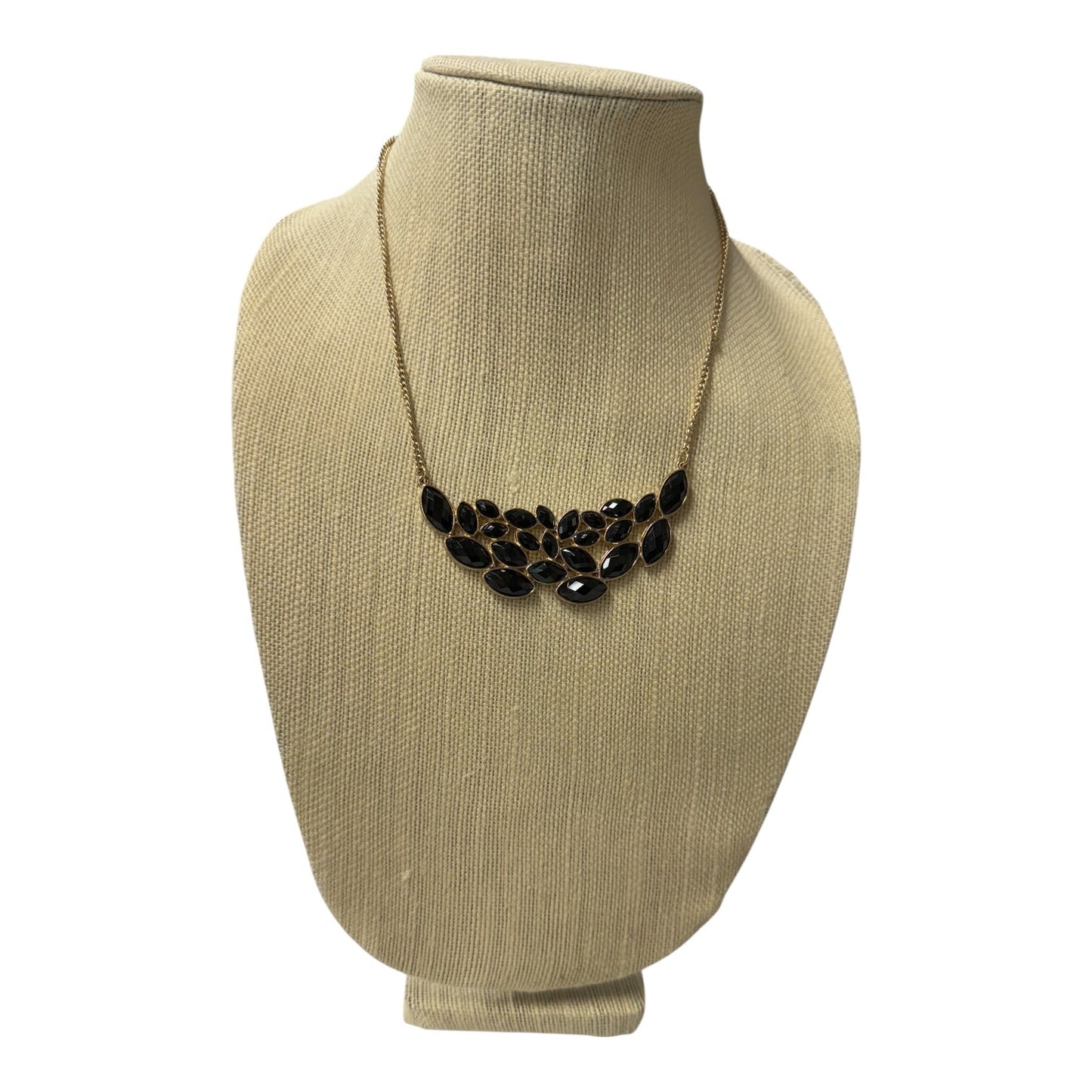 Necklace Statement By Cme In Black & Gold