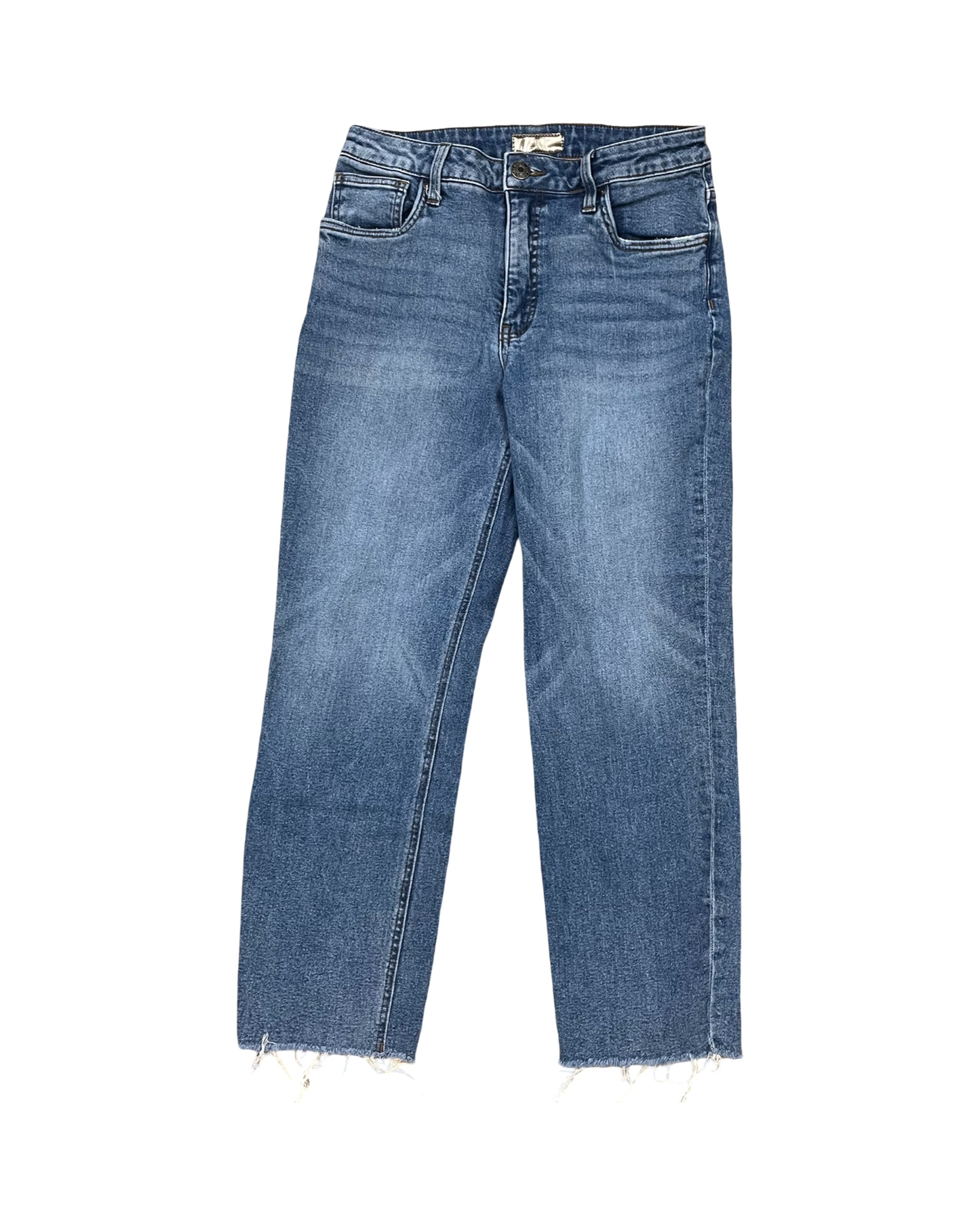 Jeans Straight By Kut In Blue Denim, Size:6