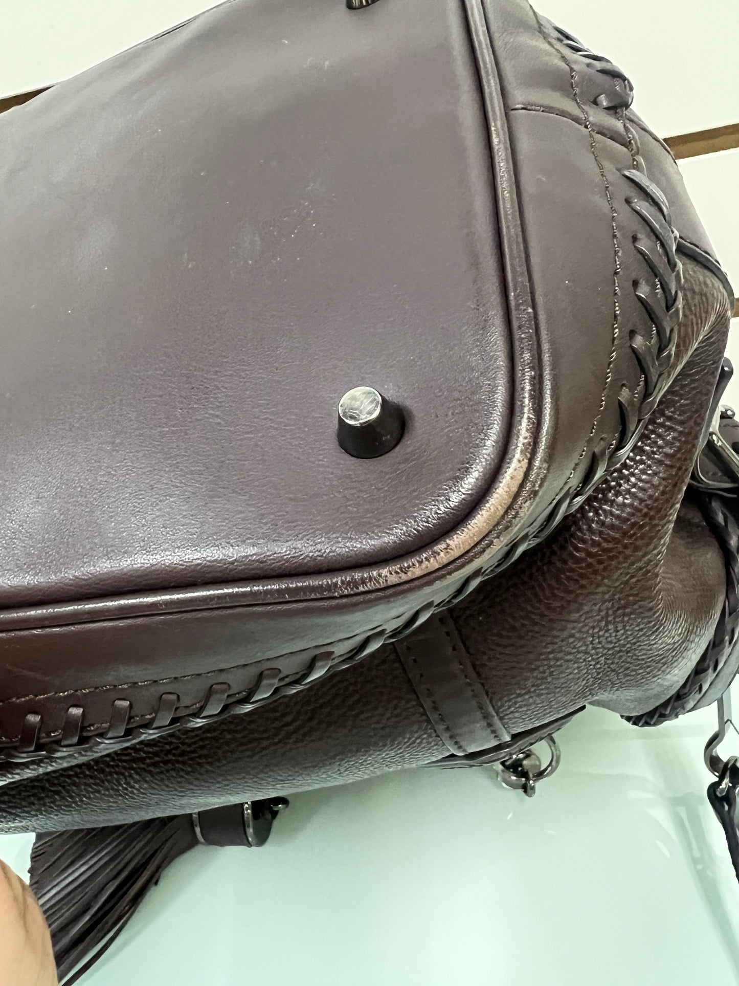 Handbag Luxury Designer By Burberry, Size: Large