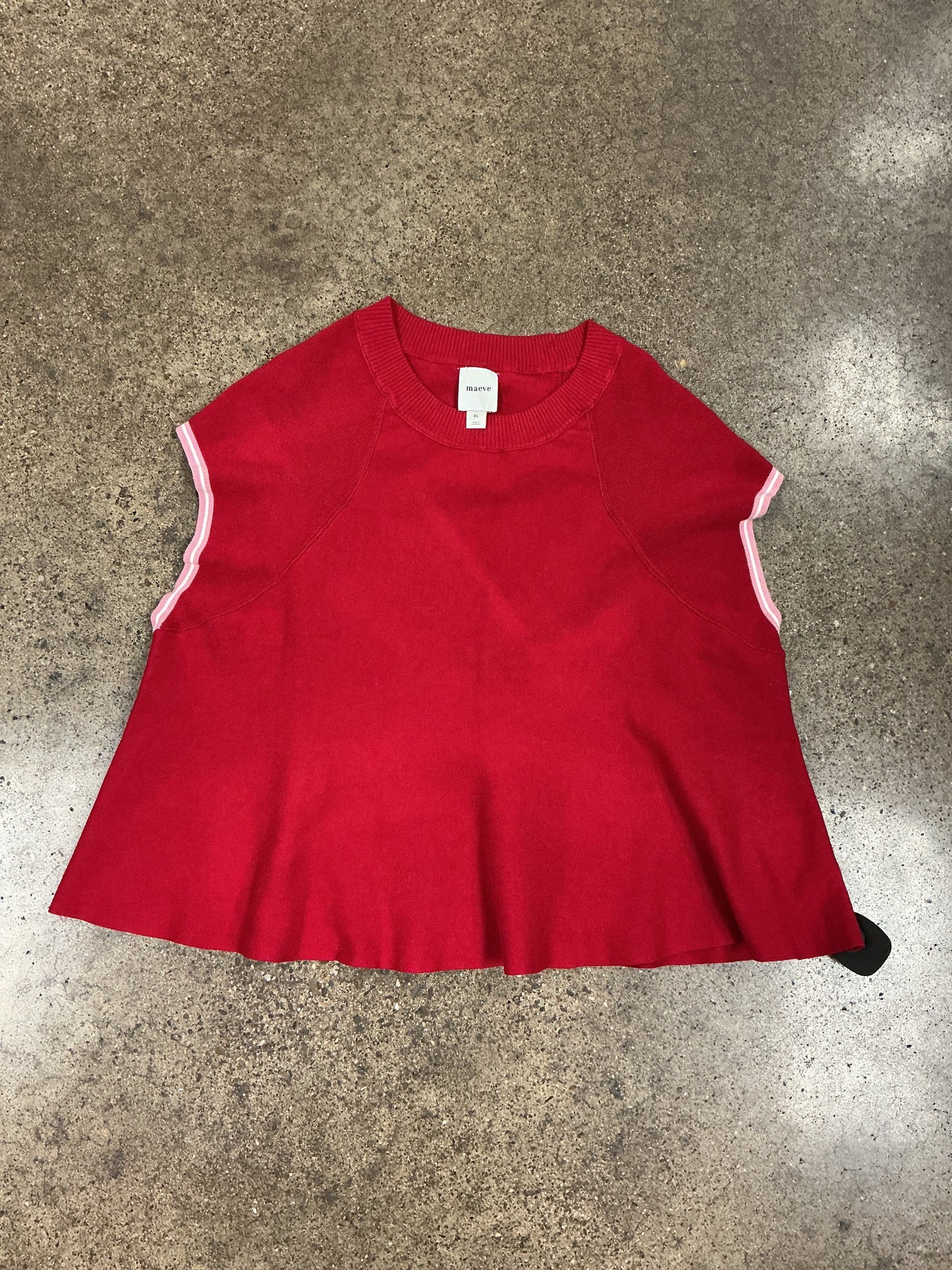 Top Ss By Maeve In Red, Size:Xl