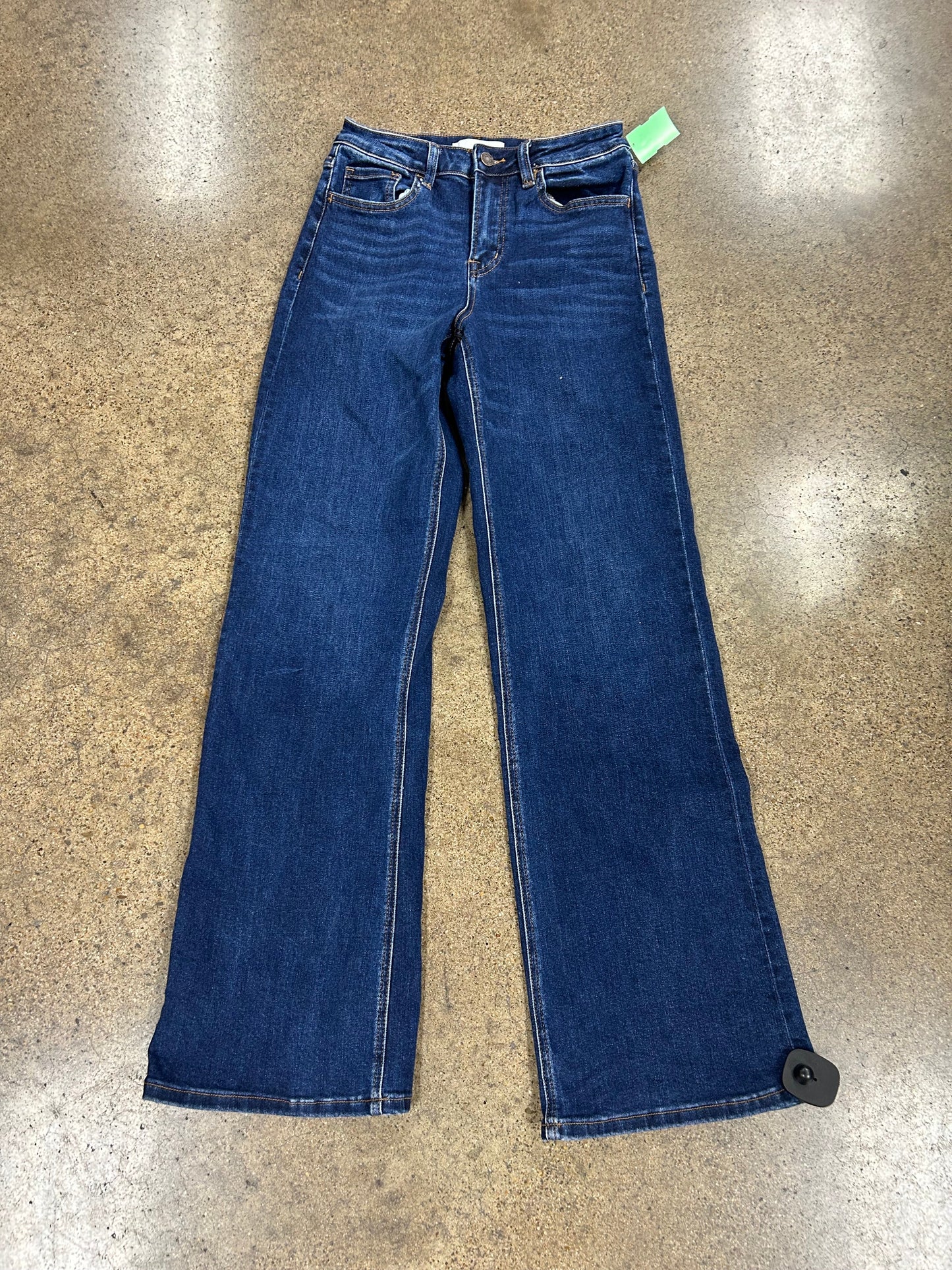 Jeans Wide Leg By Vervet In Blue Denim, Size:2
