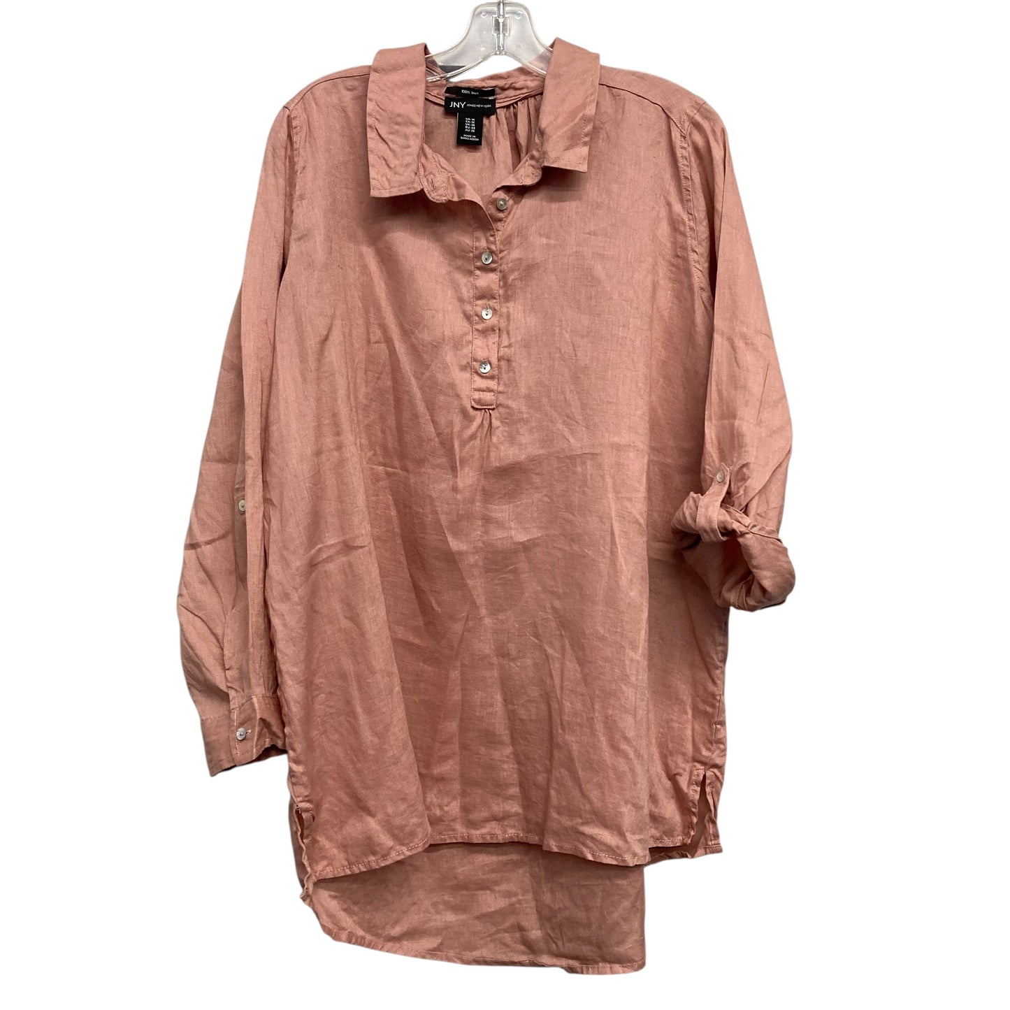 Top Ls By Jones New York In Pink, Size:1X