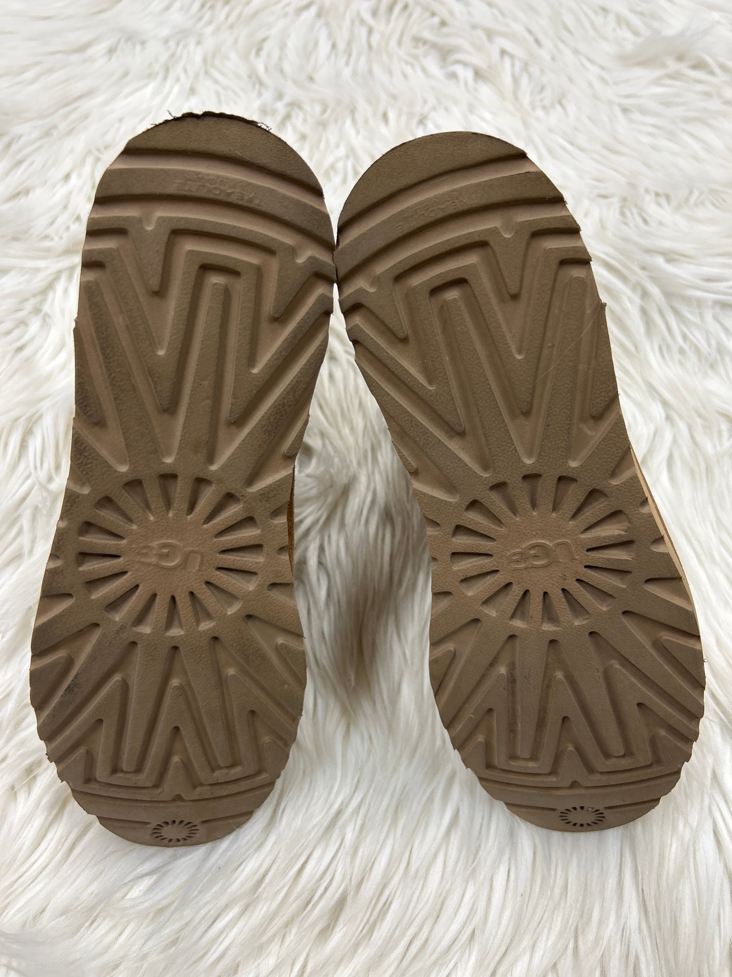 Boots Designer By Ugg In Brown, Size:8