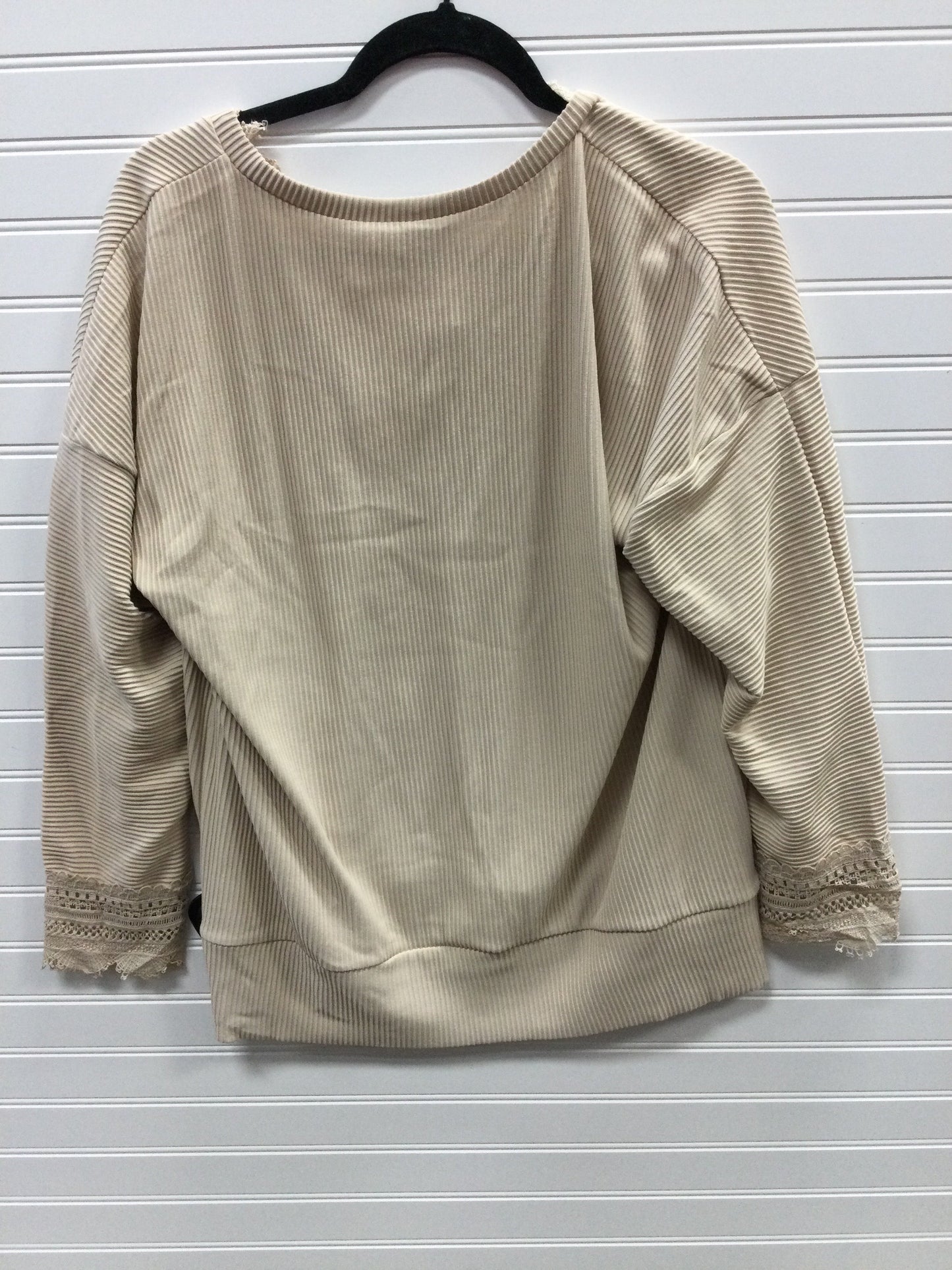Top Ls By Clothes Mentor In Tan, Size:Xl