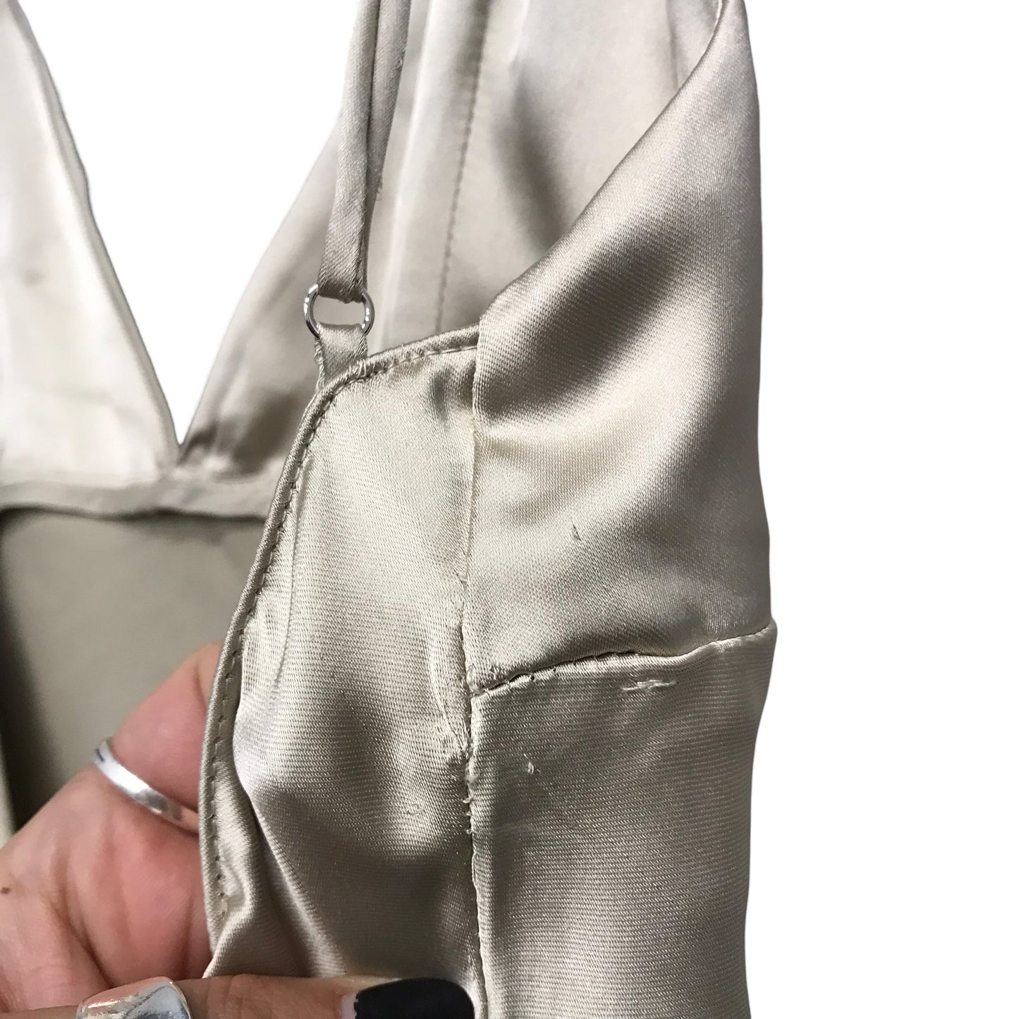 Dress Party Long By Zara In Gold, Size:M