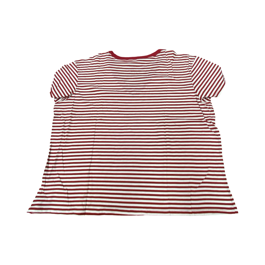Top Ss By Torrid In Striped Pattern, Size:2X