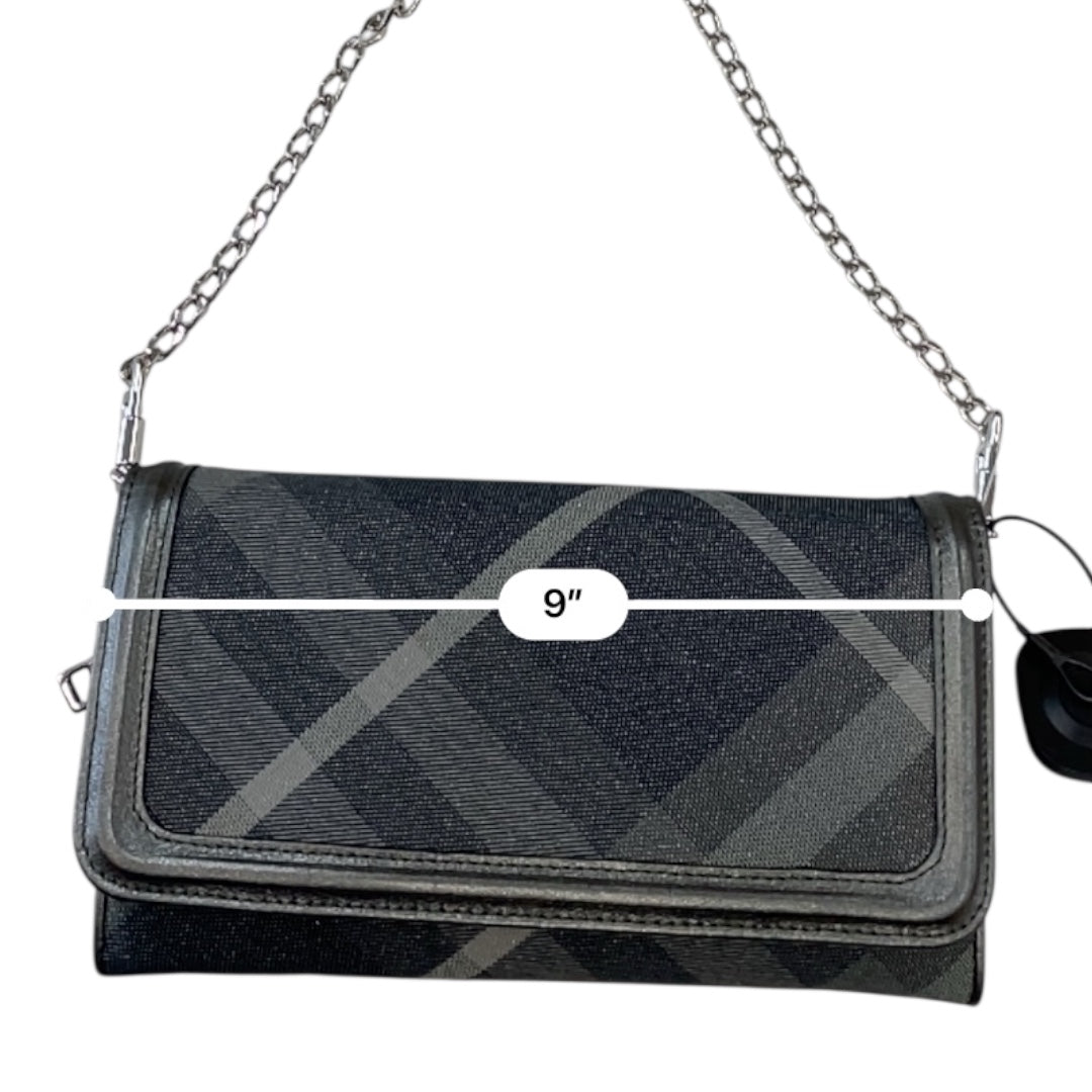 Handbag Luxury Designer By Burberry In Blue, Size:Small