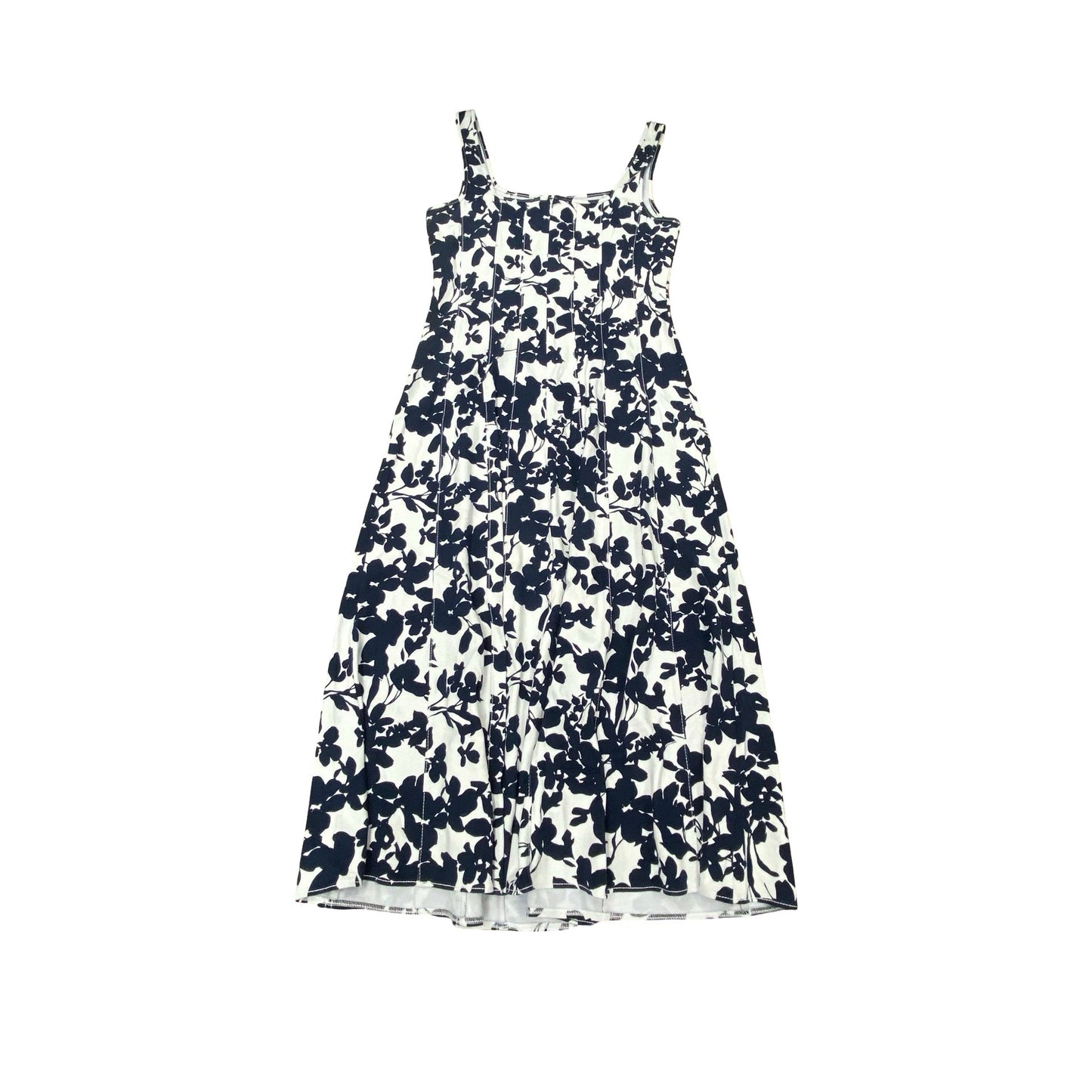 Dress Casual Maxi By Loft In Blue & White, Size:4