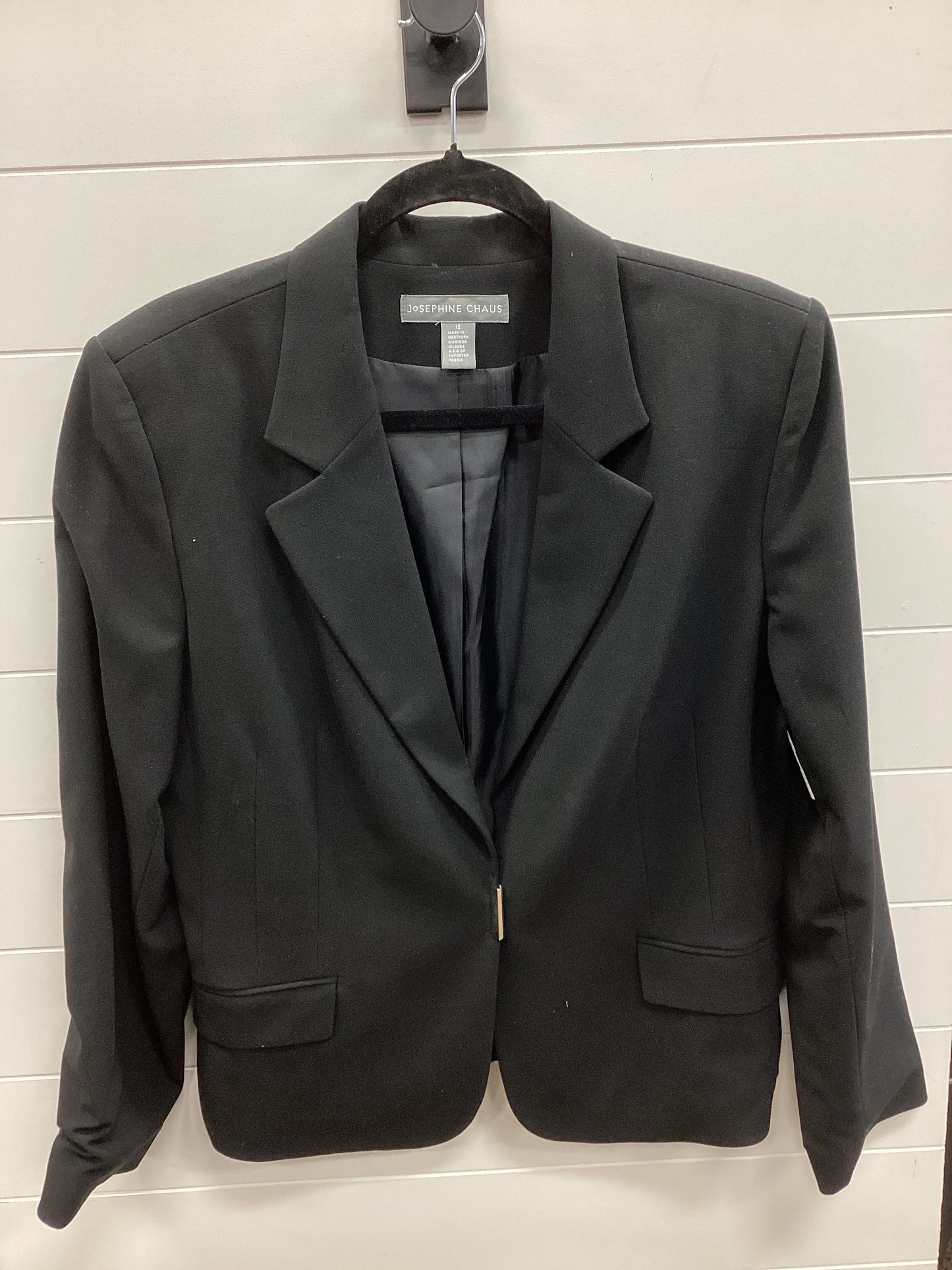 Blazer By Josephine Chaus In Black, Size:12