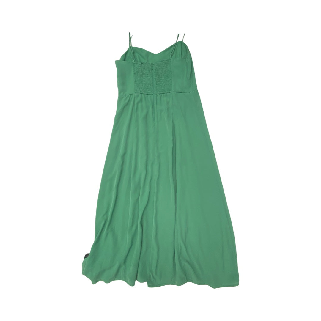 Dress Casual Midi By Abercrombie And Fitch In Green, Size:M
