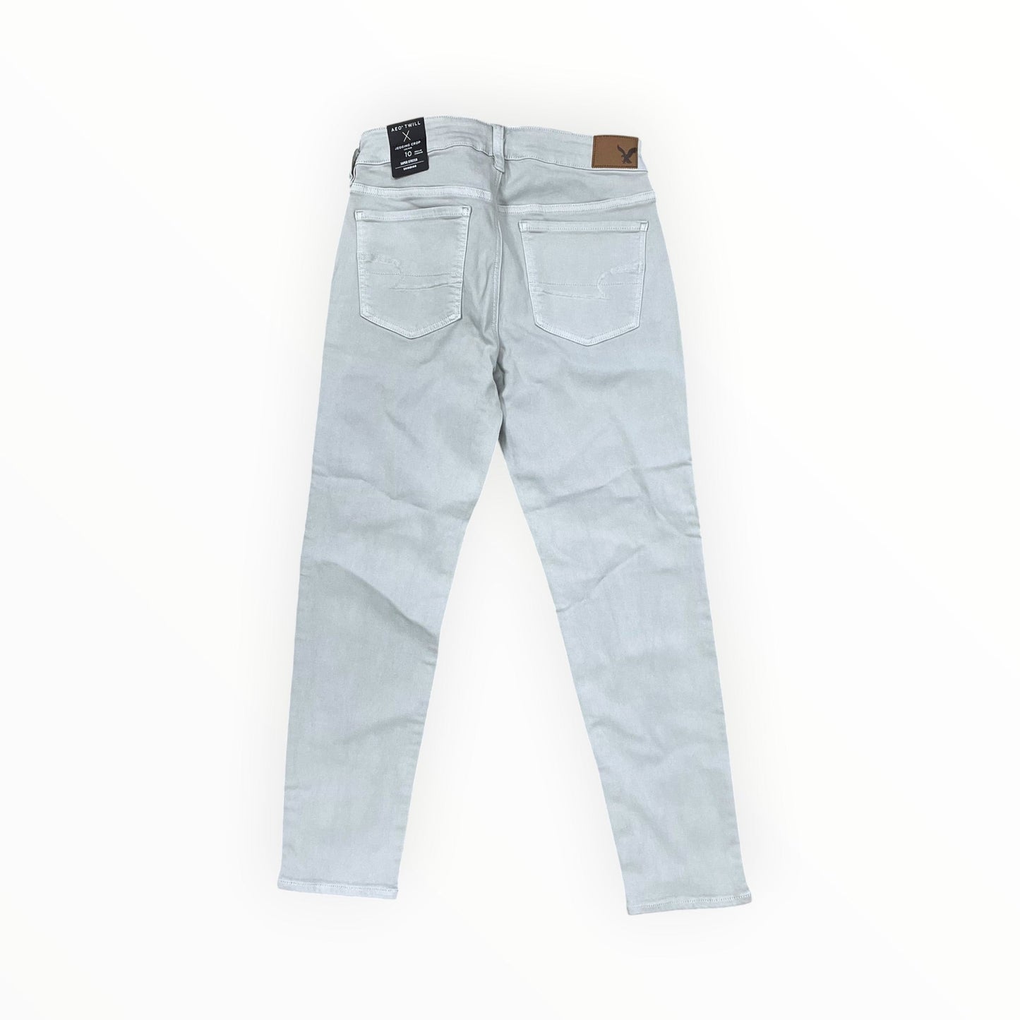 Pants Cropped By American Eagle In Grey, Size:10