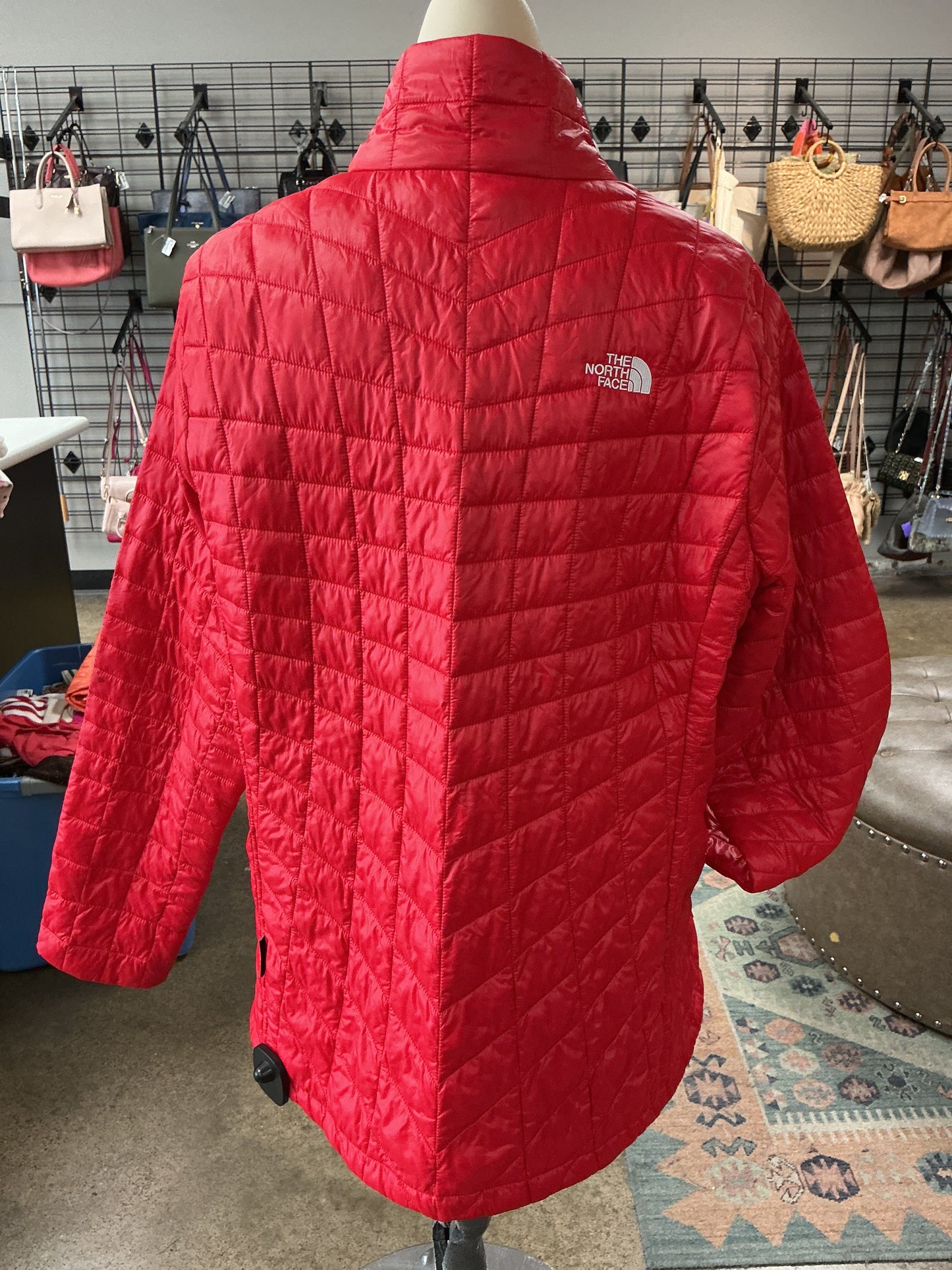 Jacket Puffer & Quilted By The North Face In Red, Size:Xl