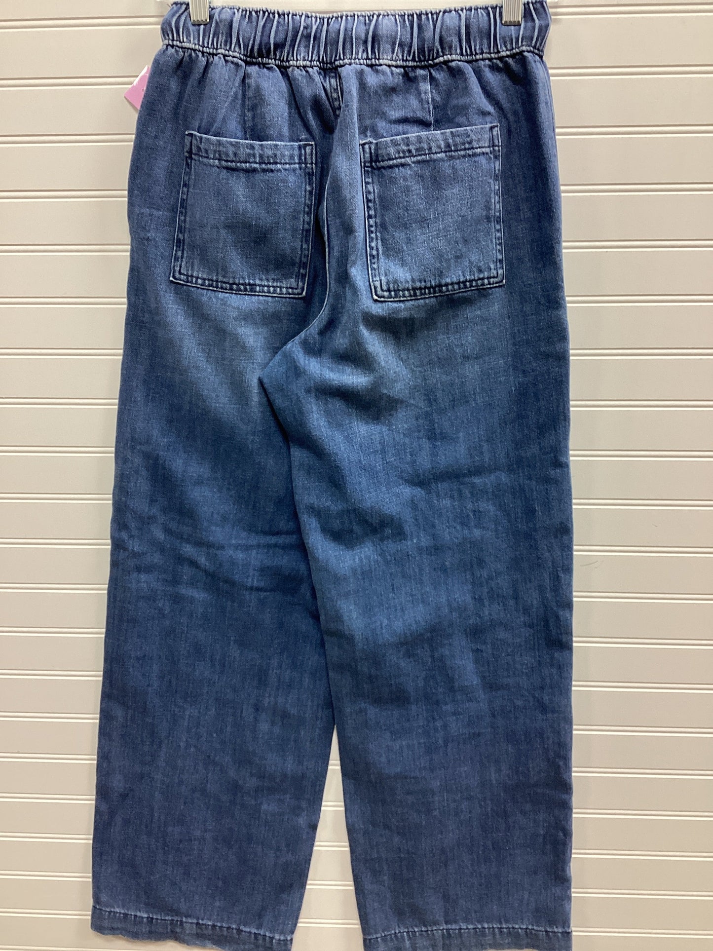 Jeans Wide Leg By Gap In Blue Denim, Size:Xs