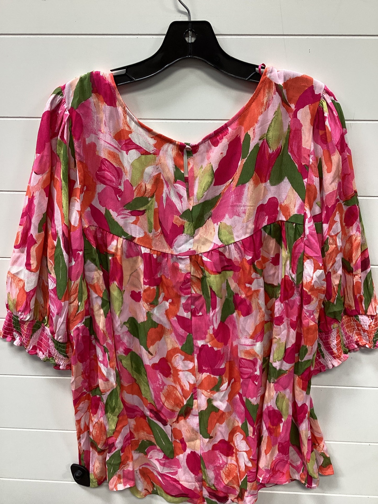 Top Ss By Terra & Sky In Pink, Size:3X