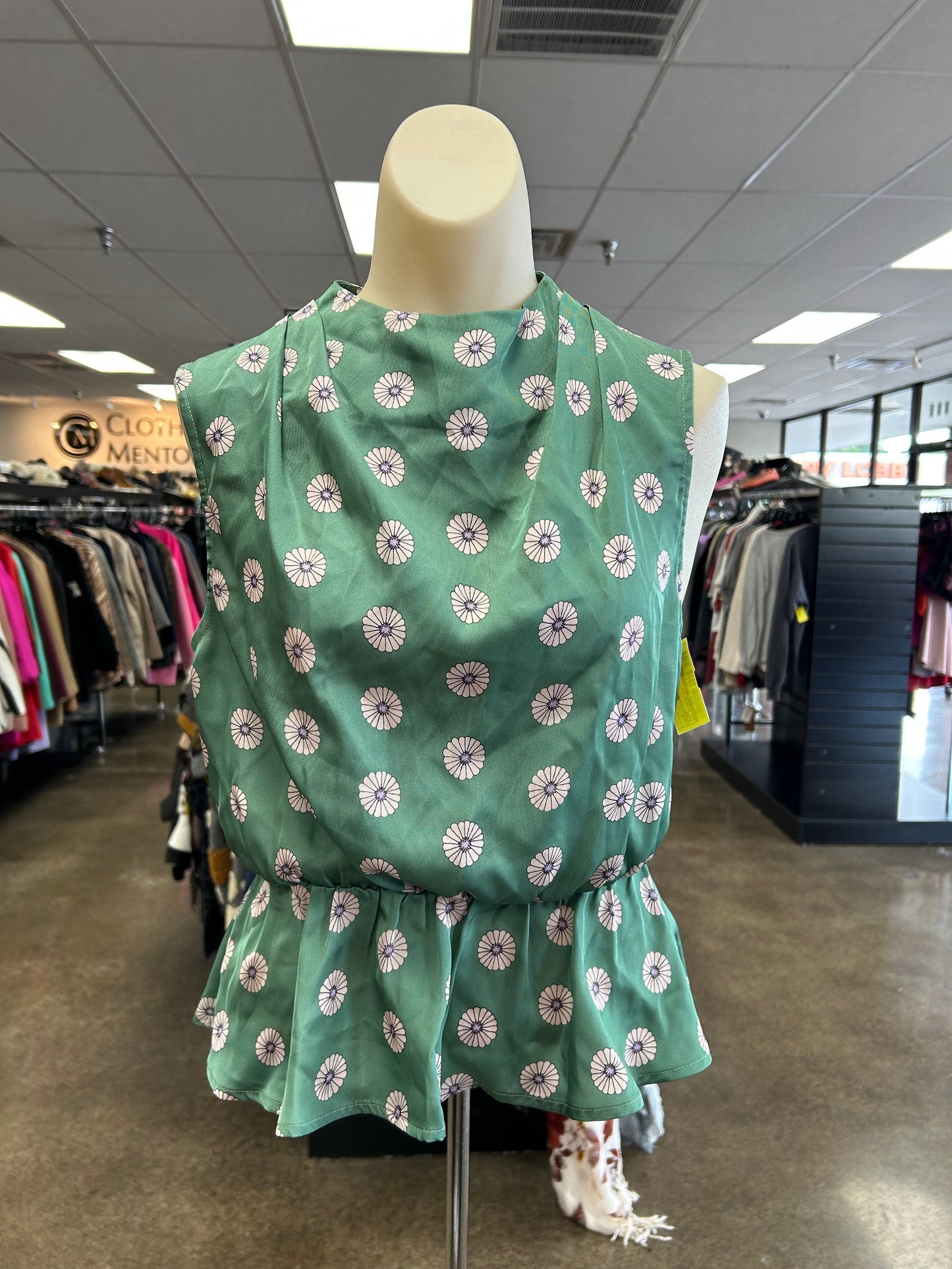 Top Sleeveless By Corey Lynn Calter In Green, Size:S