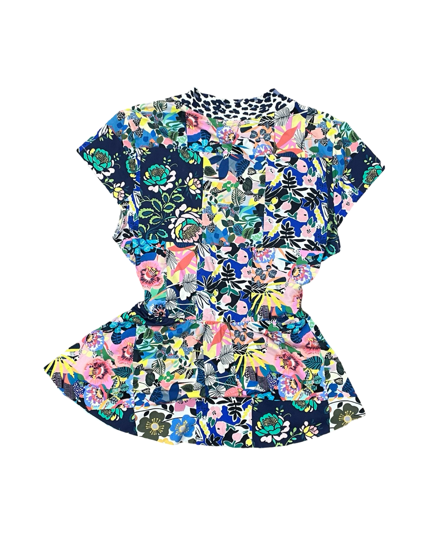 Top Ss Designer By Johnny Was In Floral Print, Size:Xl