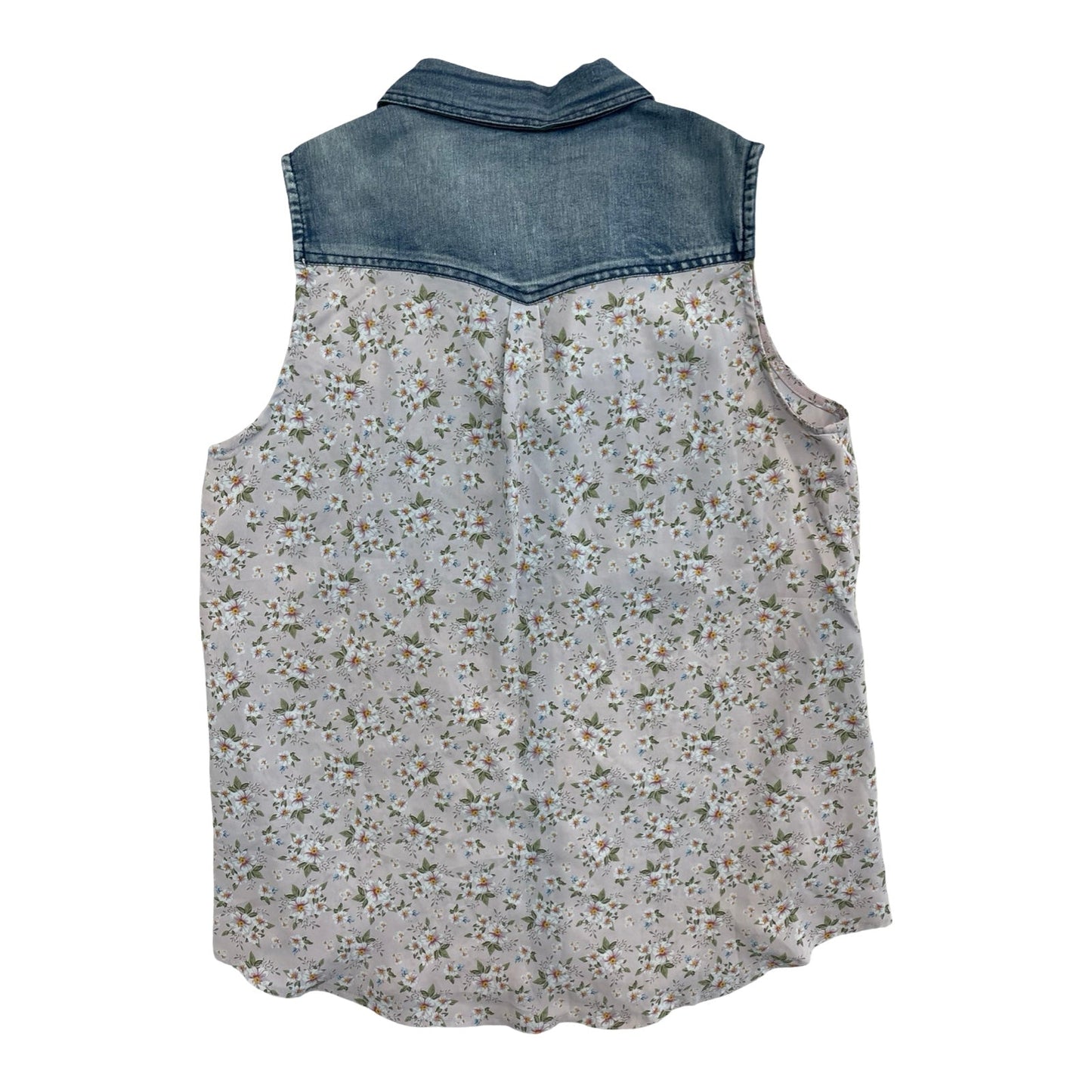 Top Sleeveless By Papillion In Multi, Size:Xl