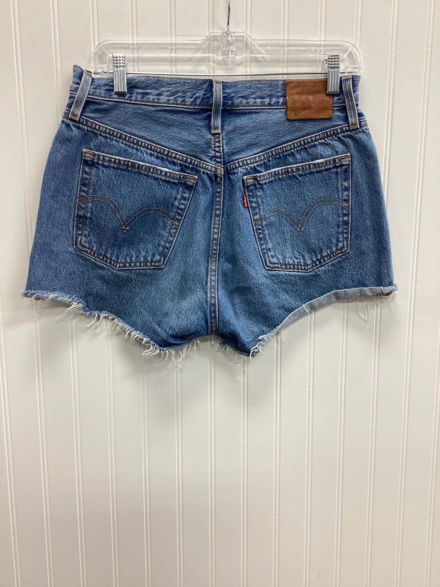 Shorts By Levis In Blue Denim, Size:6