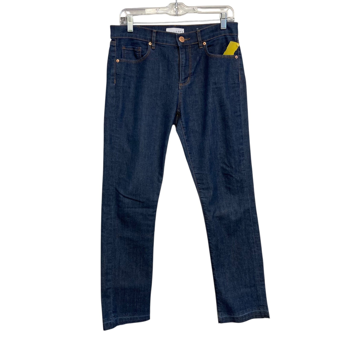 Jeans Boot Cut By Loft In Blue Denim, Size:8