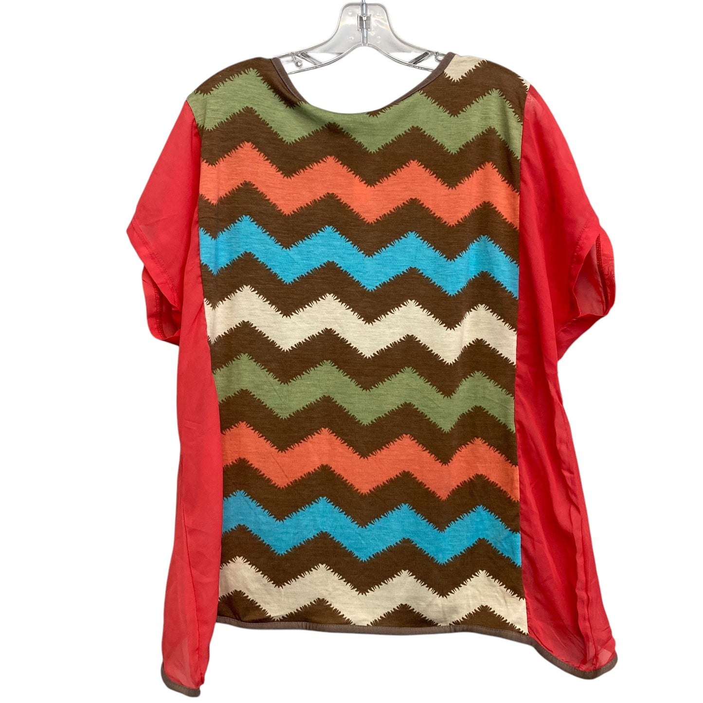 Top Sleeveless By Jennifer Lauren In Multi, Size:3X