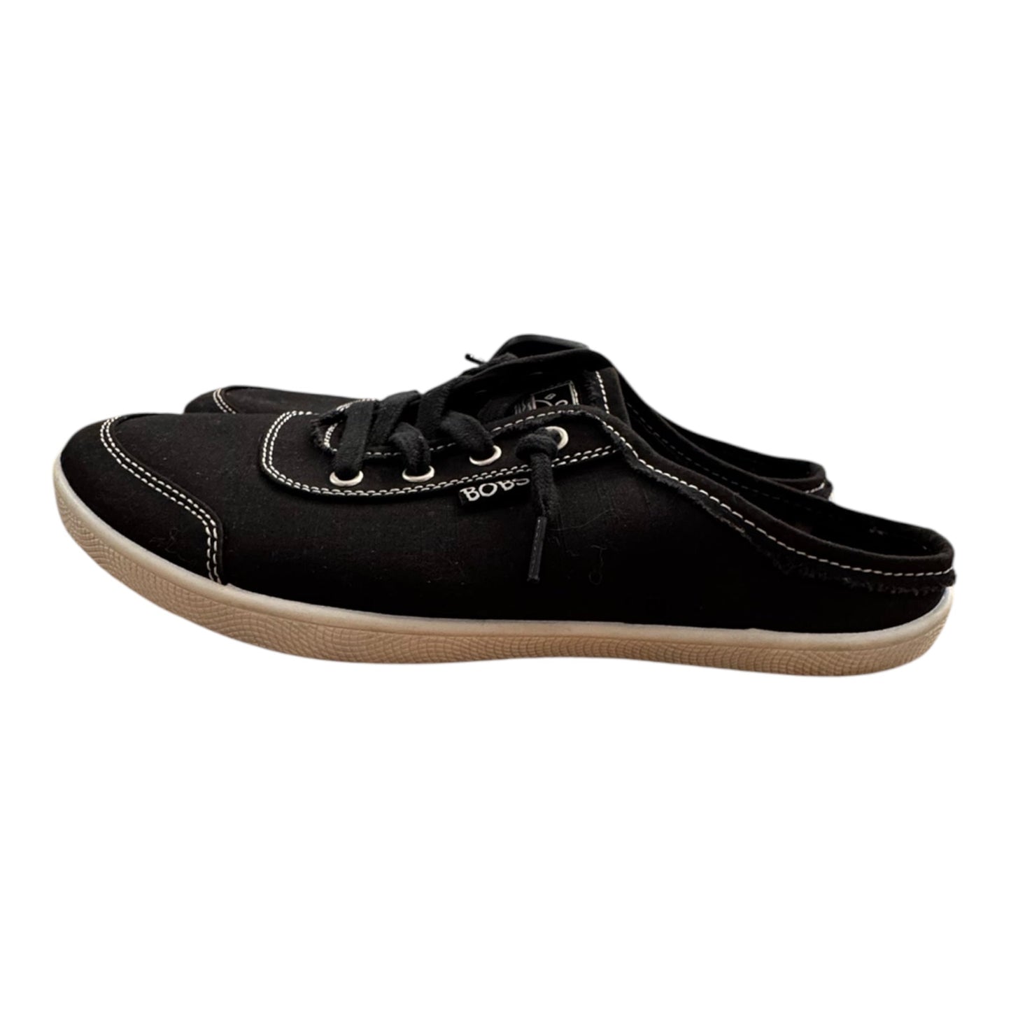 Shoes Sneakers By Bobs In Black & White, Size:7