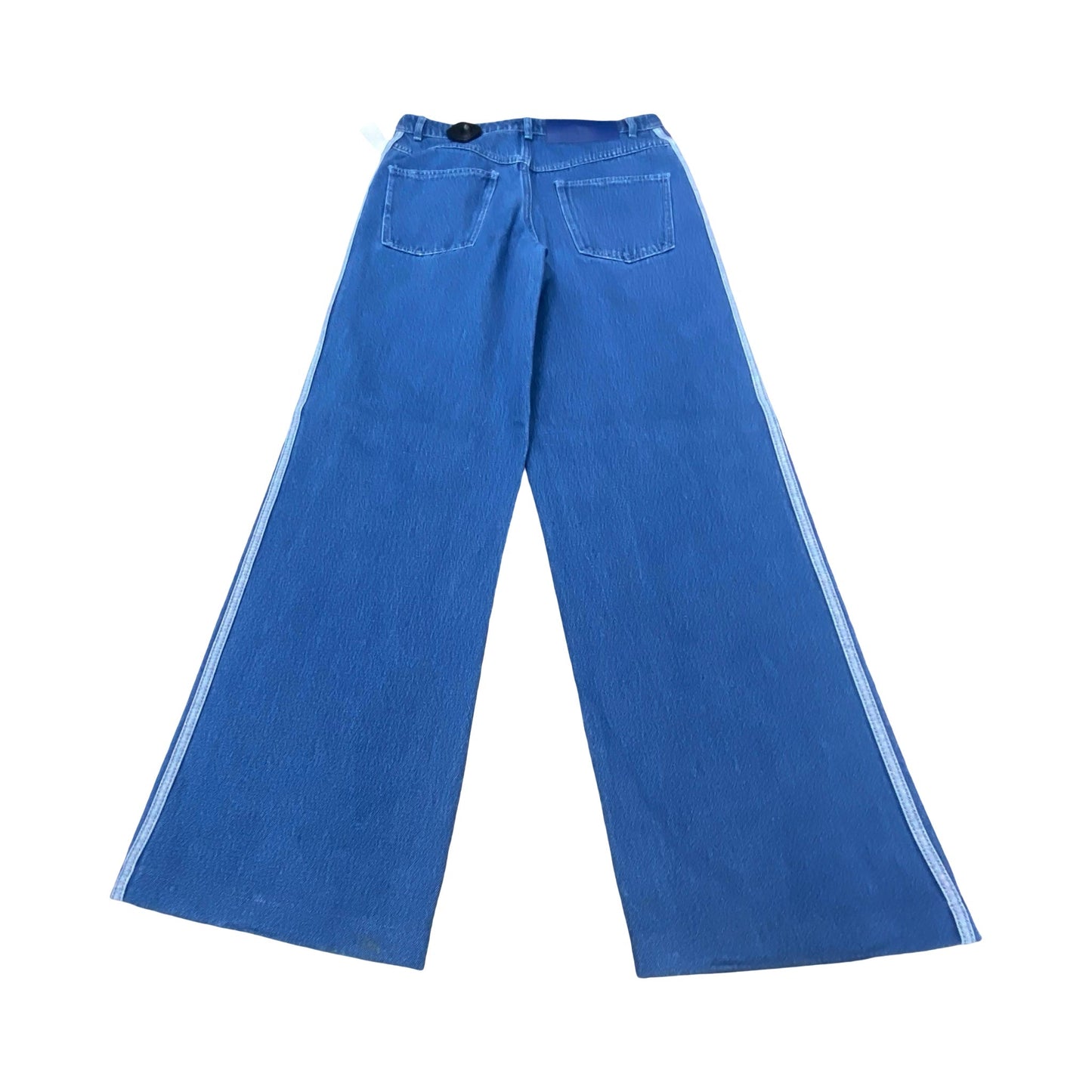 Jeans Wide Leg By Adidas In Blue, Size:6