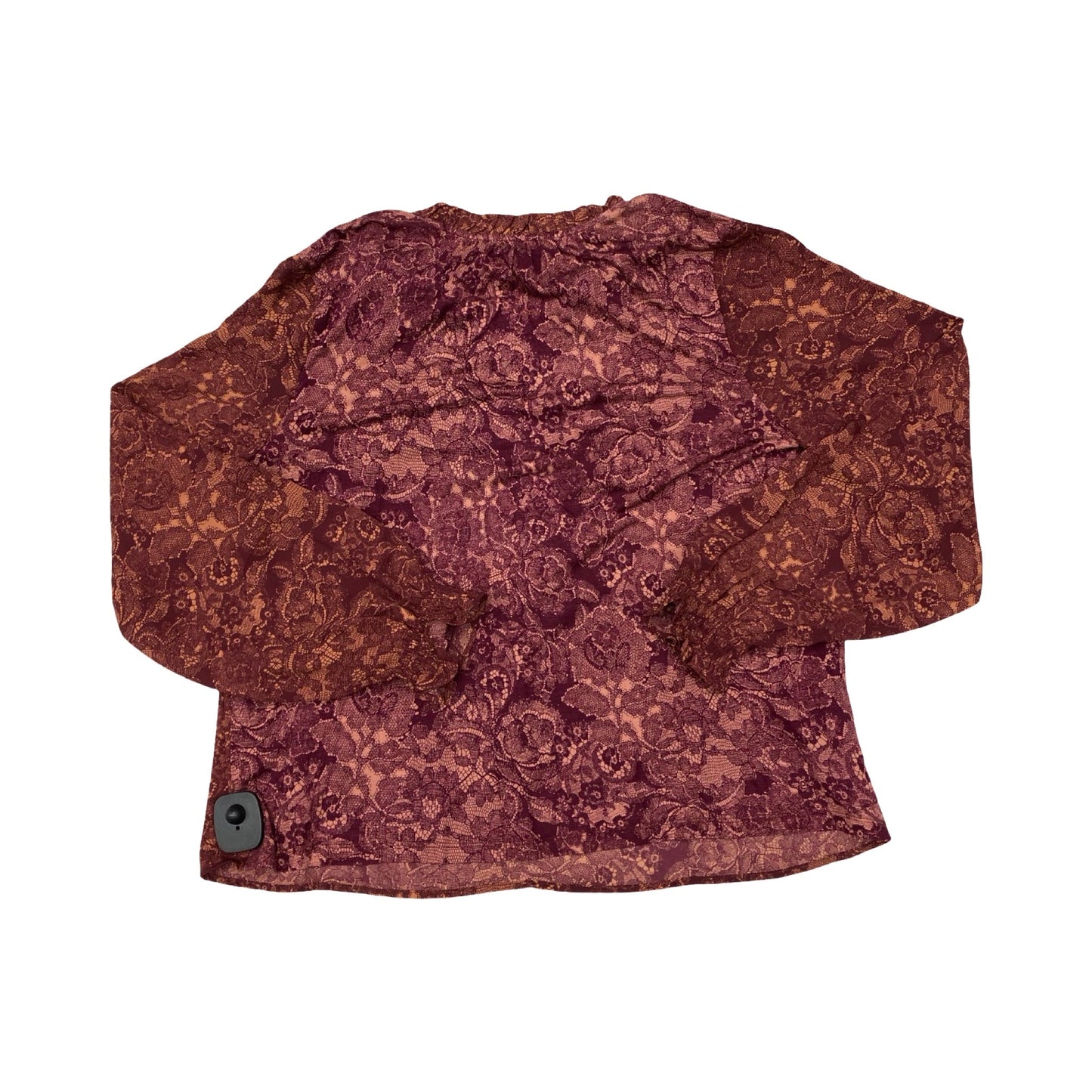 Top Ls By Loft In Orange & Red, Size:L