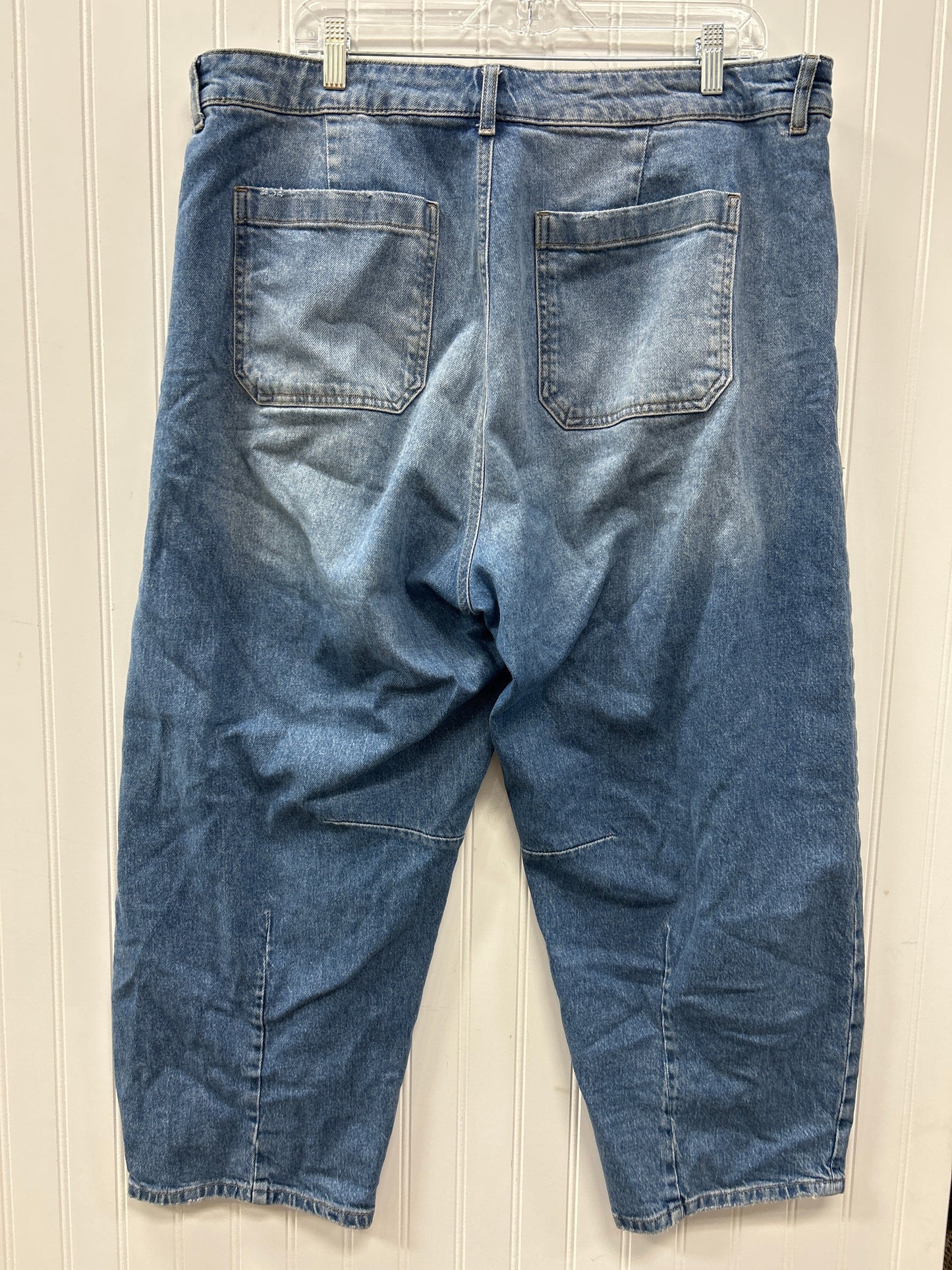 Jeans Wide Leg By Torrid In Blue Denim, Size:14