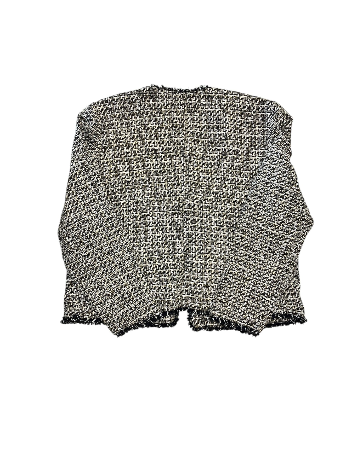 Blazer By Express In Black & White, Size:Xl