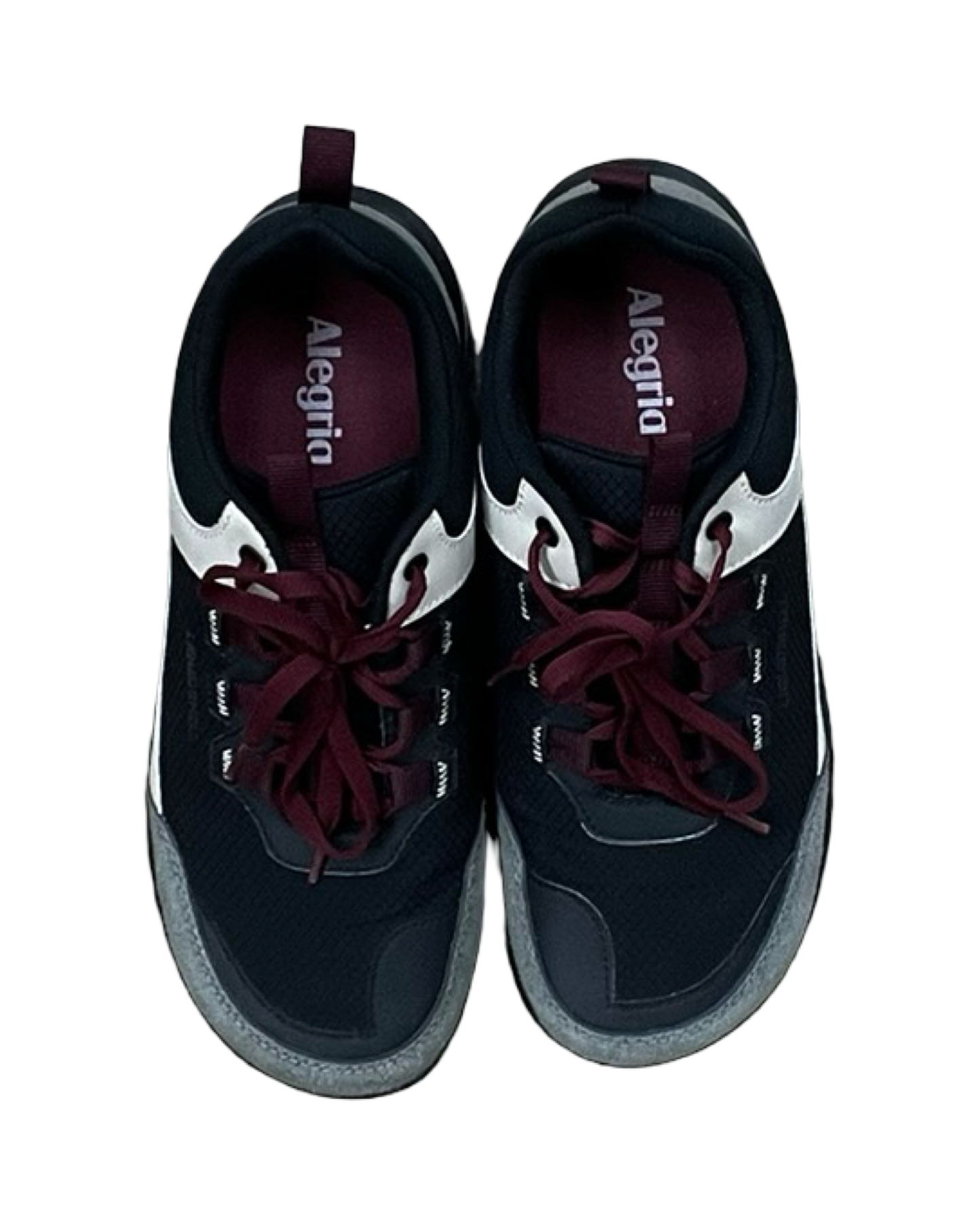 Shoes Athletic By Alegria In Black & Grey, Size:8.5