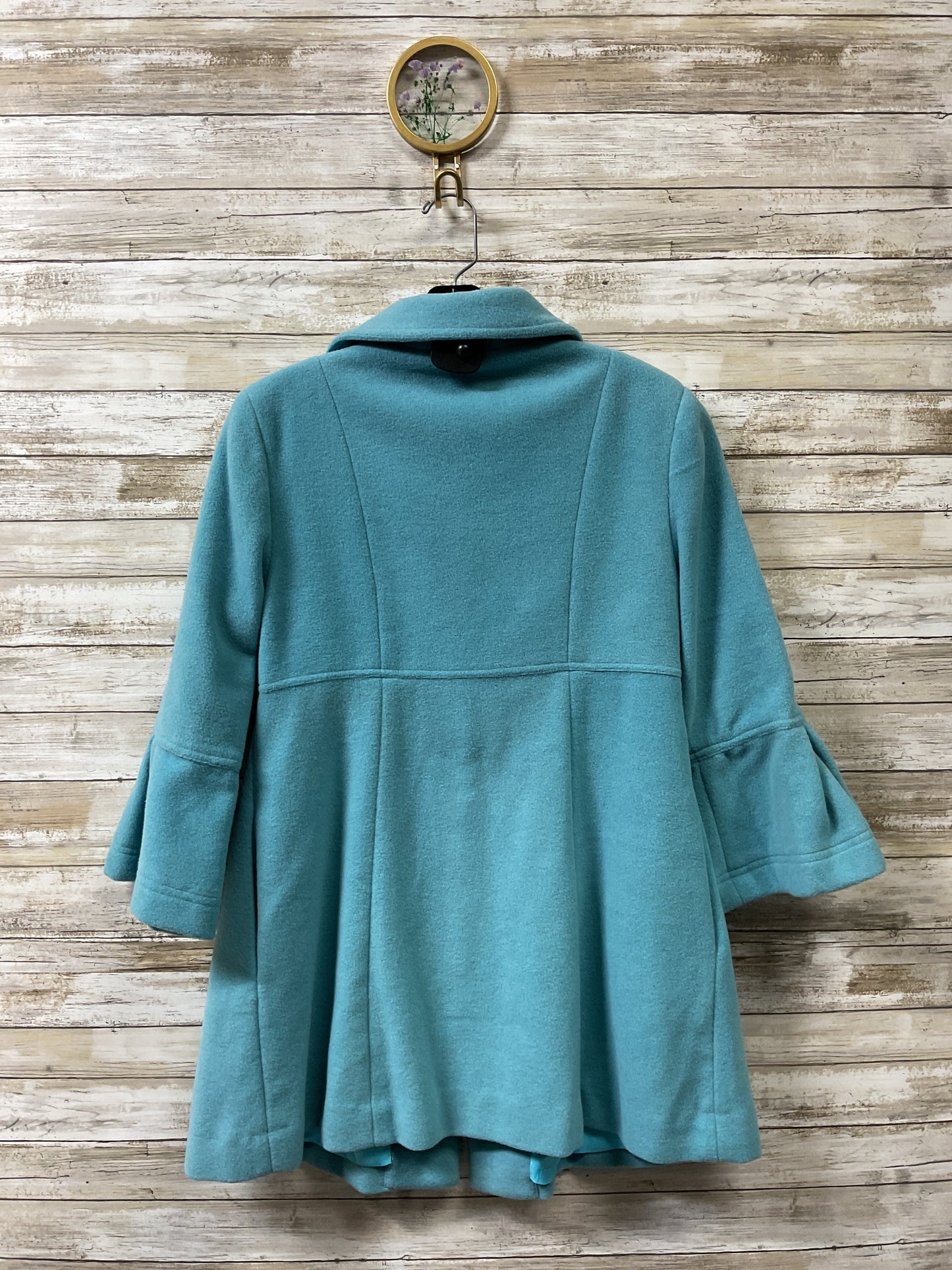 Coat Wool By Cmb In Aqua, Size:6