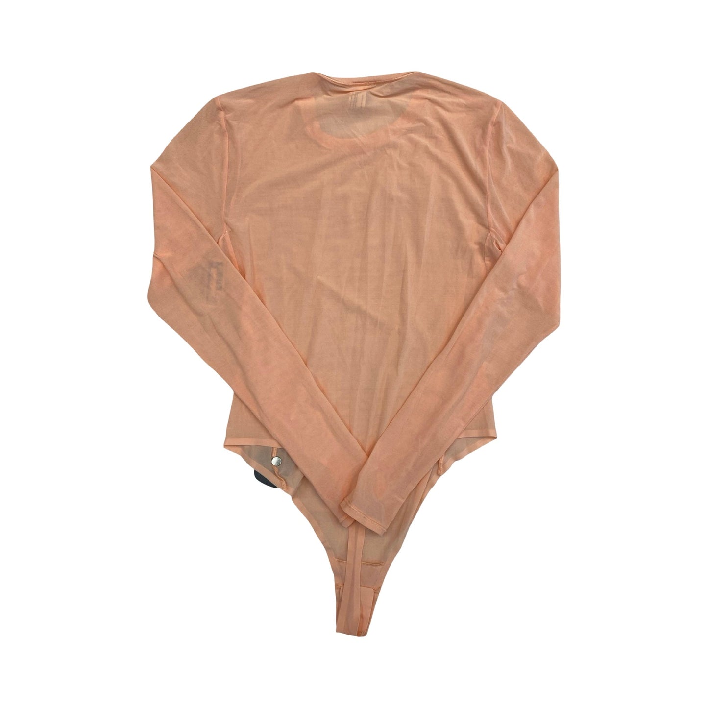 Athletic Top Ls Collar By Lululemon In Orange, Size:M