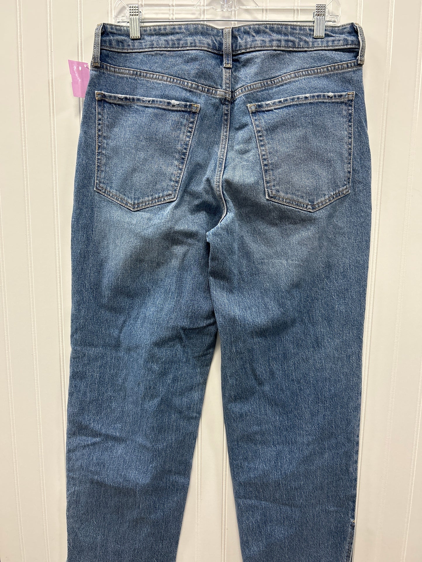 Jeans Straight By Old Navy In Blue Denim, Size:12