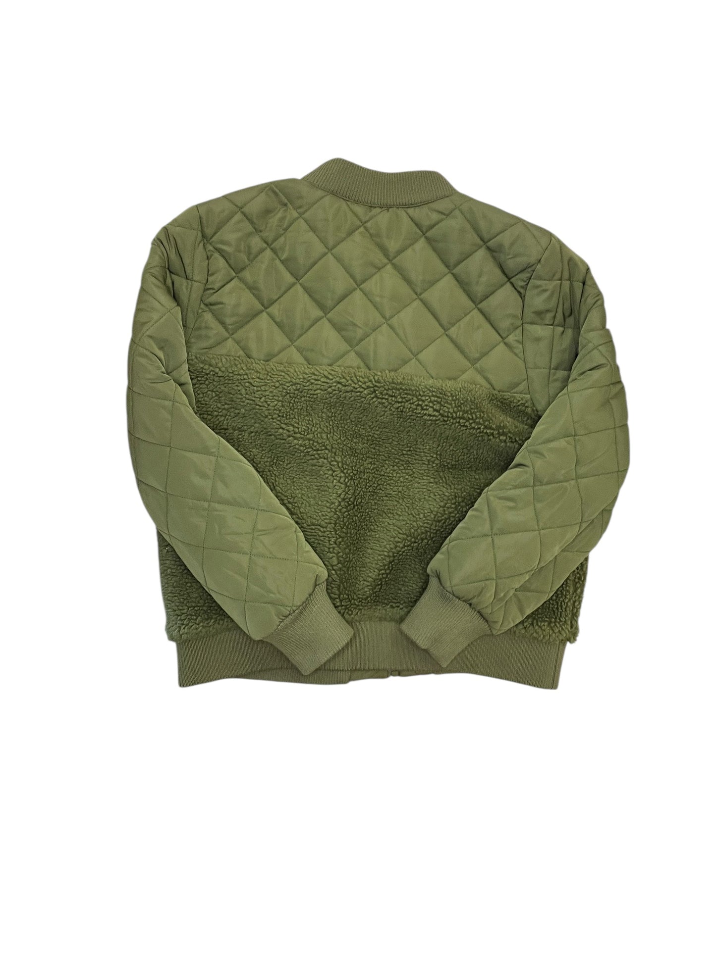 Jacket Faux Fur & Sherpa By Dear John In Green, Size:S