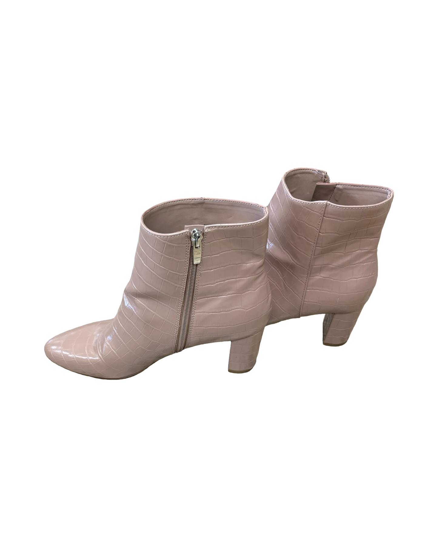 Shoes Heels Block By Nine West In Tan, Size:8.5