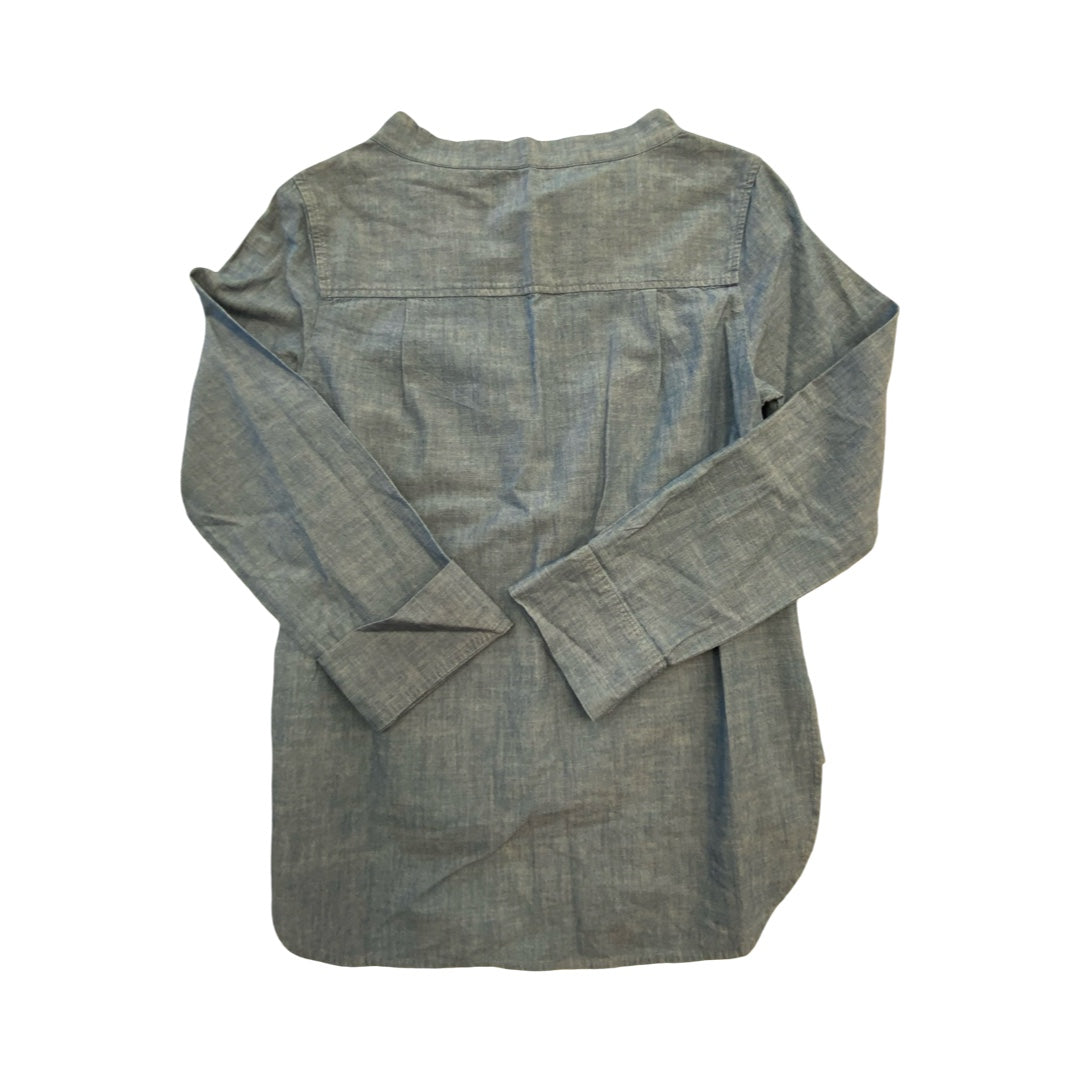 Top Ls By J. Crew In Blue Denim, Size:4