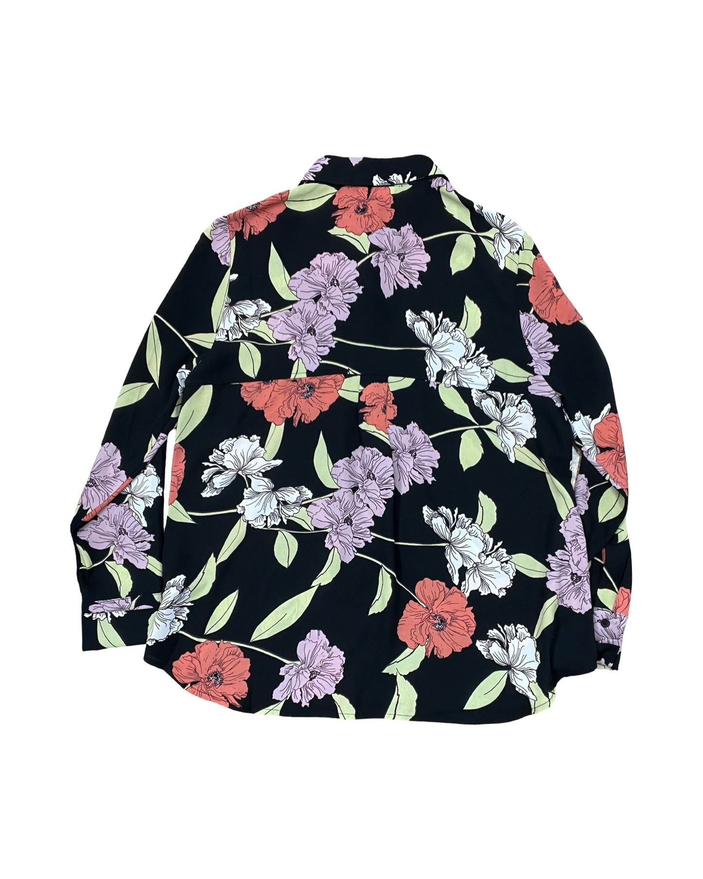 Blouse Ls By Clothes Mentor In Black, Size:L