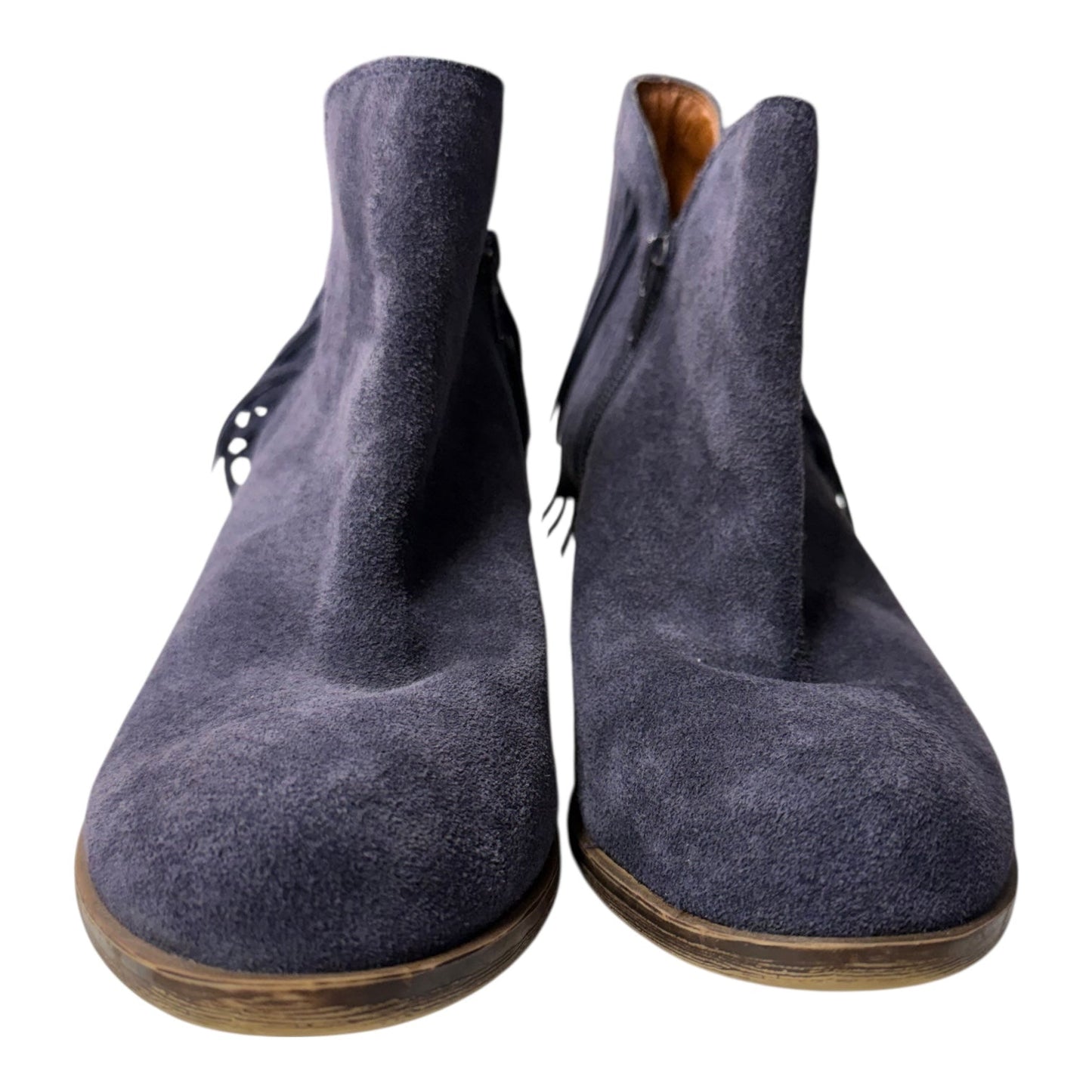 Boots Ankle Flats By Lucky Brand In Blue, Size:8.5