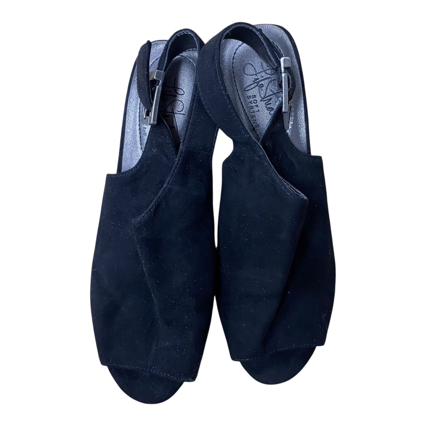 Sandals Heels Block By Life Stride In Black, Size:8