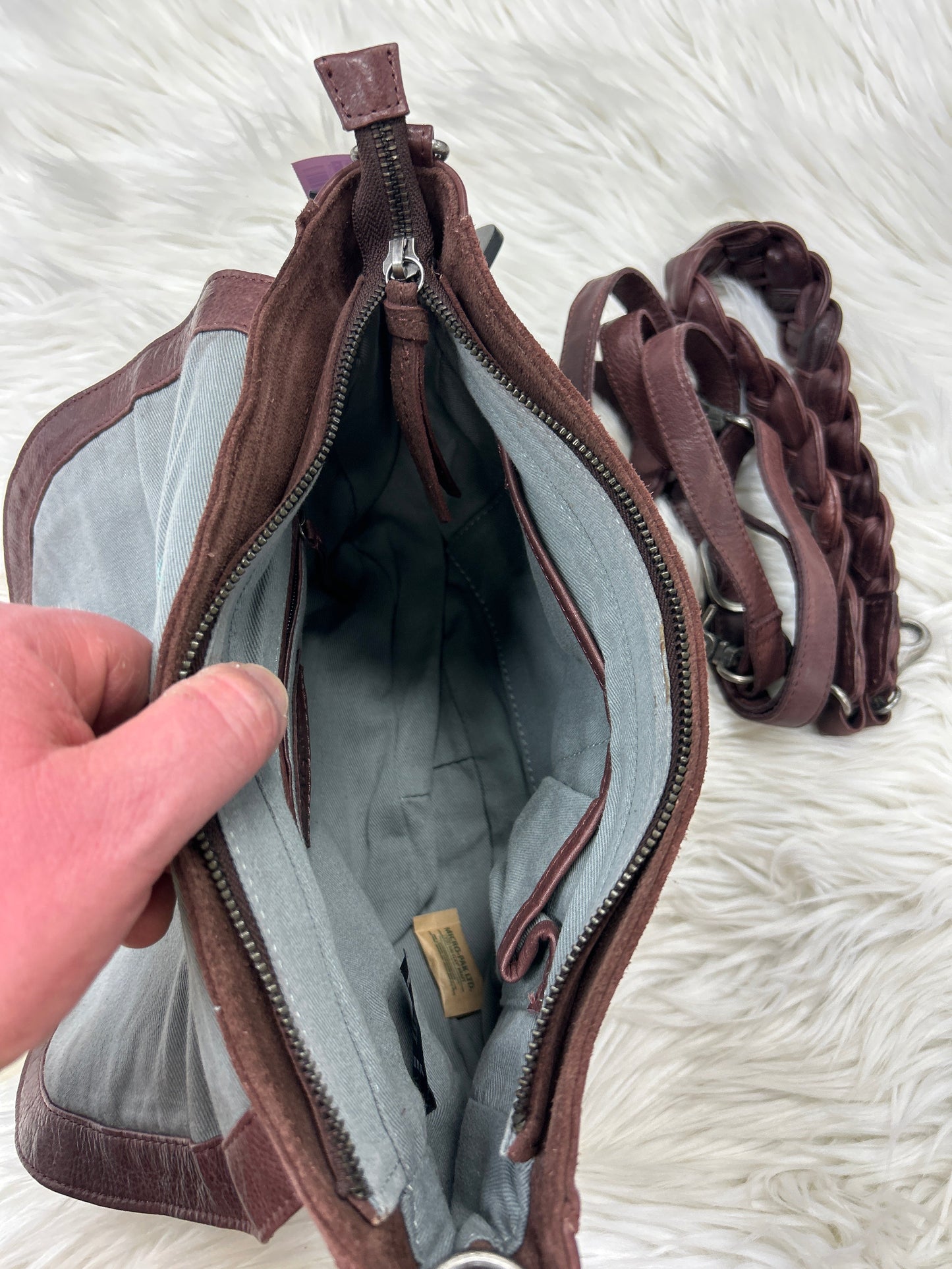 Handbag By Cmc In Brown, Size:Small