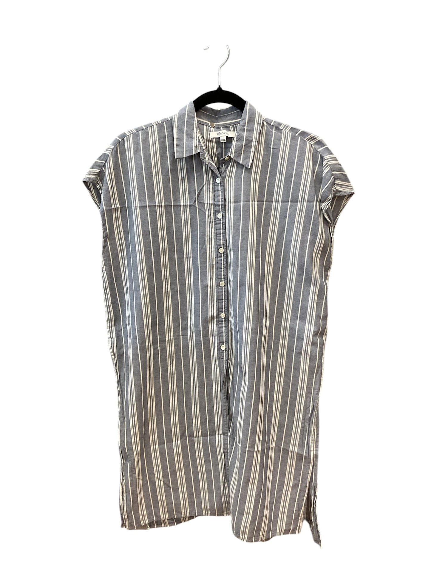 Tunic Sleeveless By Madewell In Blue & White, Size:S