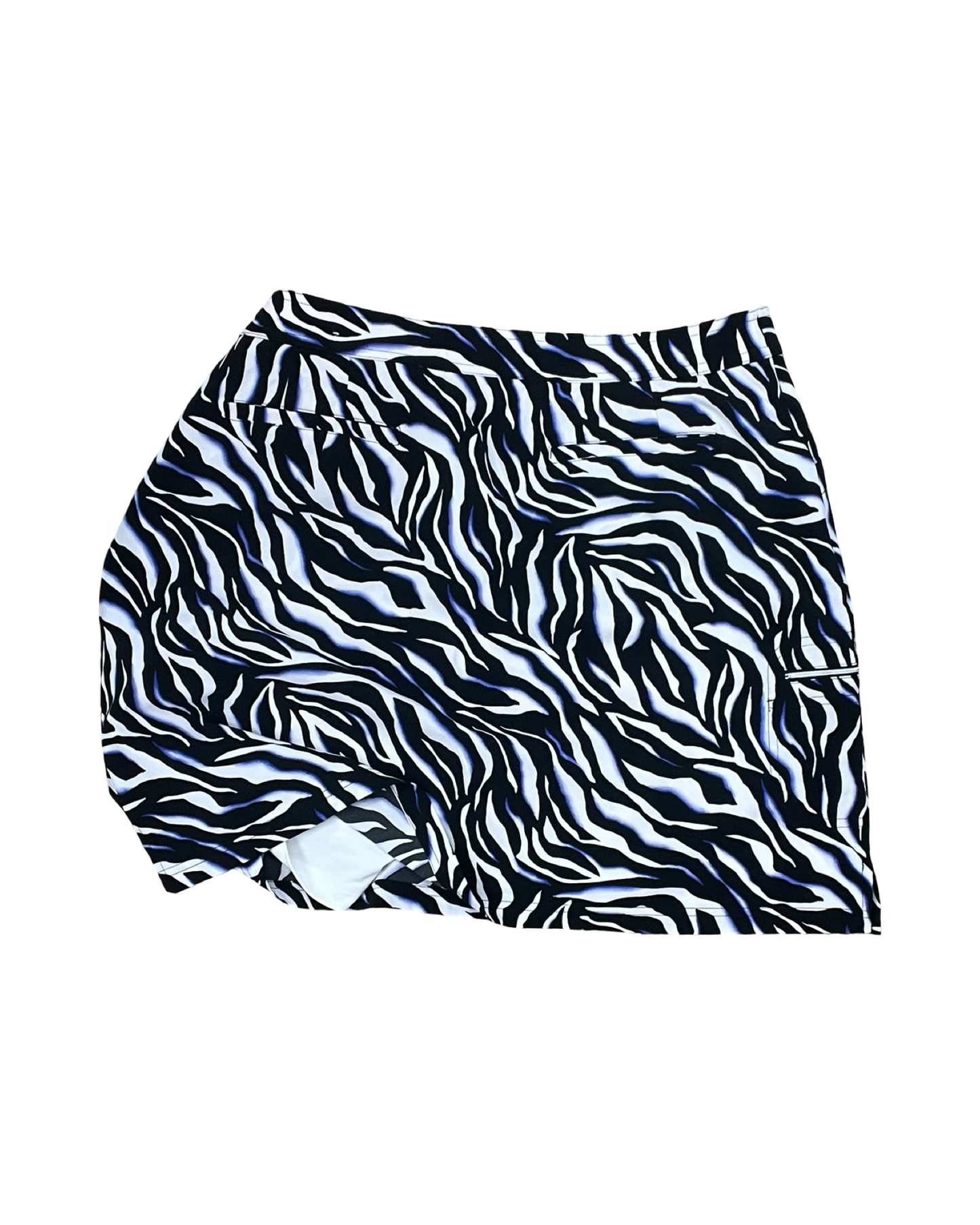 Athletic Skirt By Chicos In Black & White, Size:14